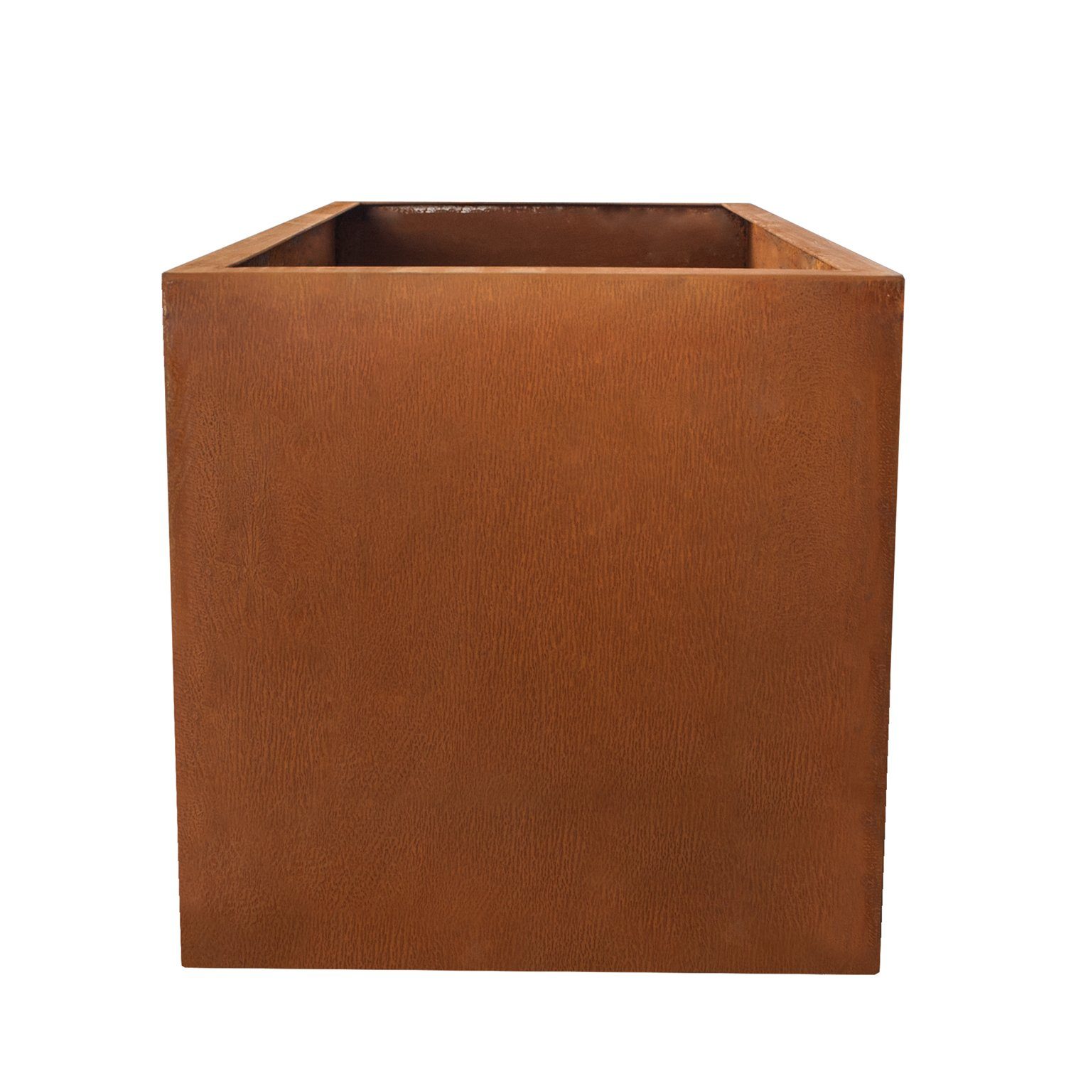 Köhko Pflanzkübel DesignerBlumenkübel aus Cortenstahl Pflanztopf in Edelrost-Optik Trog