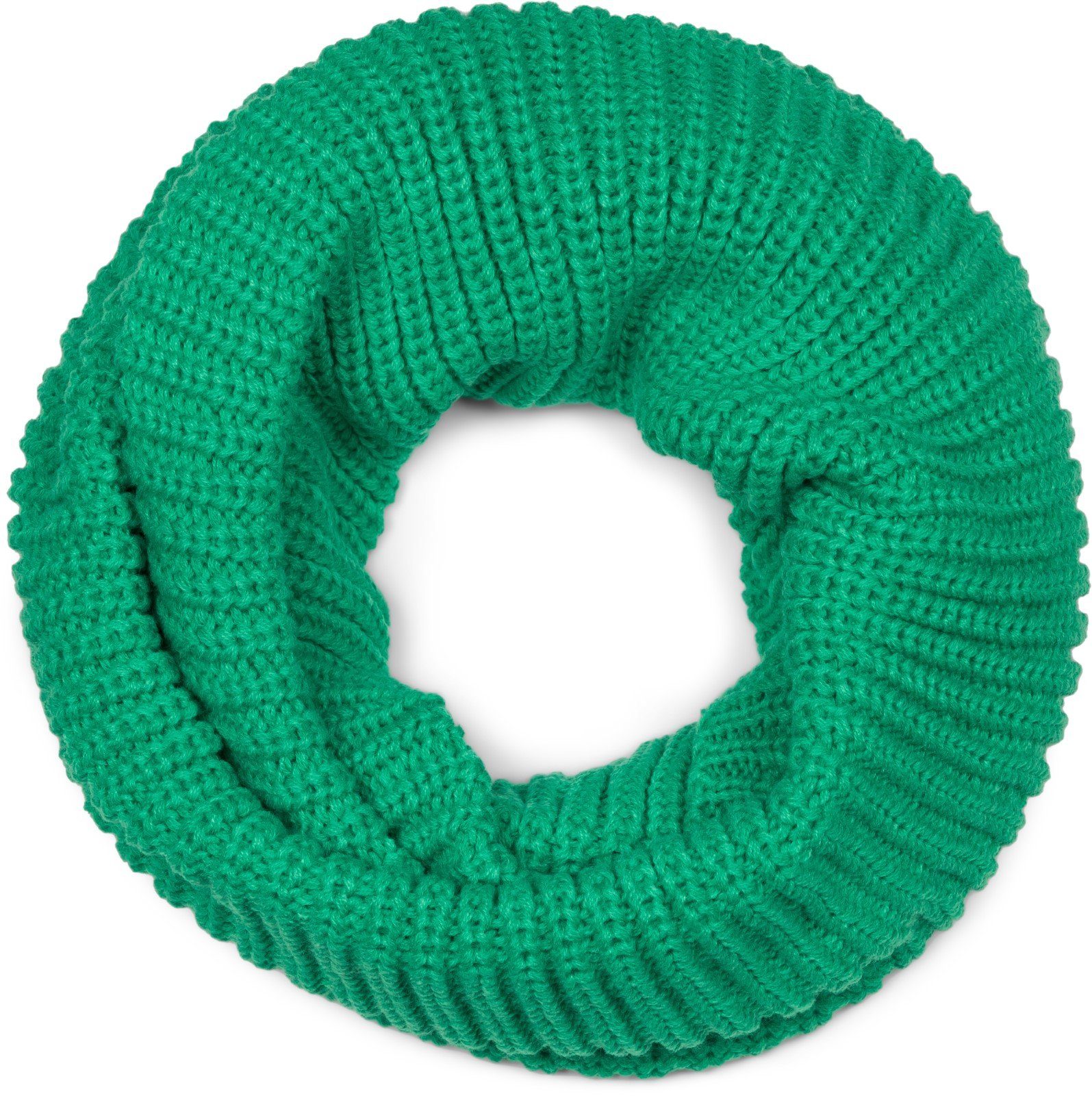 styleBREAKER Strickschal Unifarbener Feinstrick Loop, (1-St)