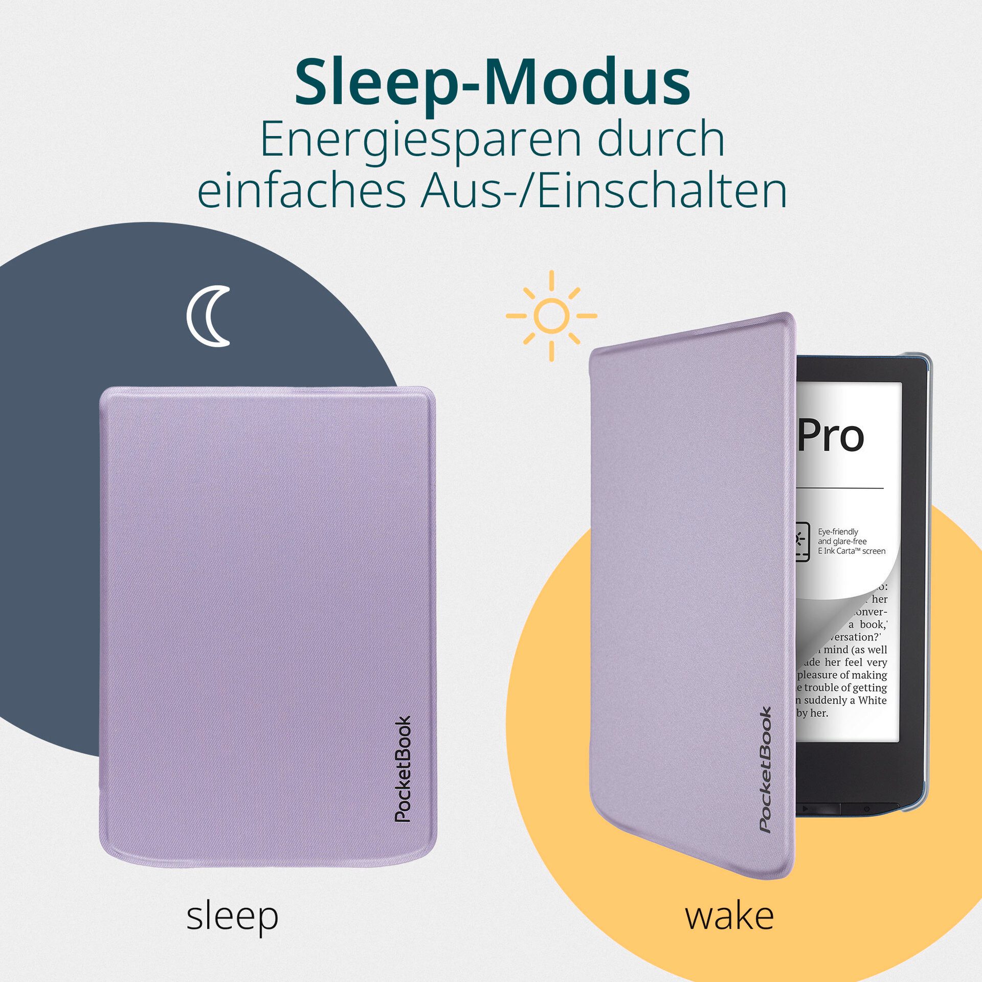 PocketBook E-Reader-Hülle Pocketbook Shell, Auto-Wake