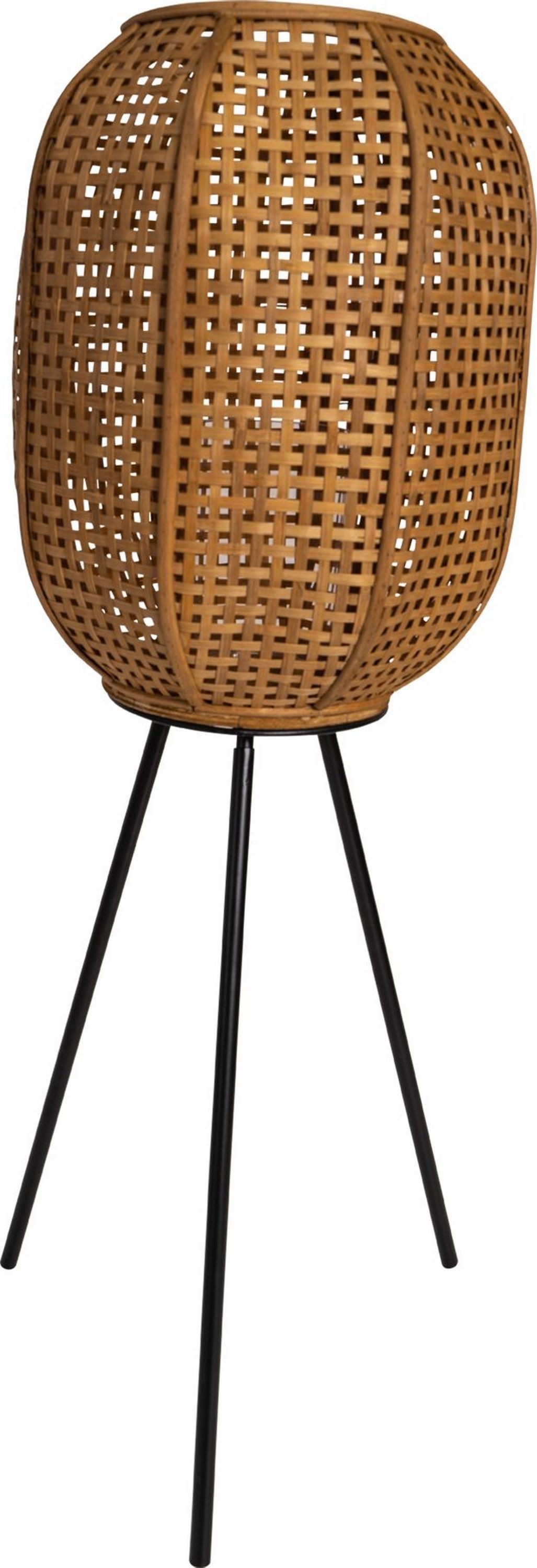 Lesli Living Kerzenlaterne Lesli Living Standlaterne - Laterne Bambus natur günstig online kaufen