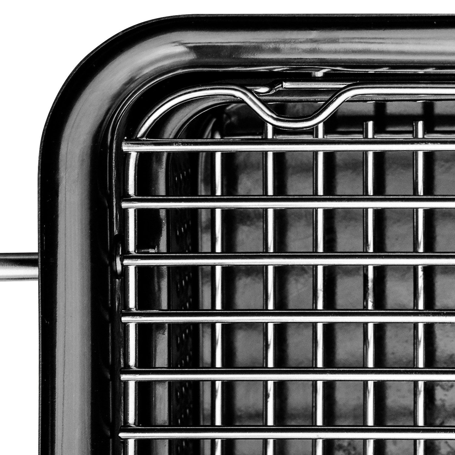 EVERDURE Camping-Gasgrill Everdure CUBE 360 tragbarer Holzkohlegrill mit Deckel All Black