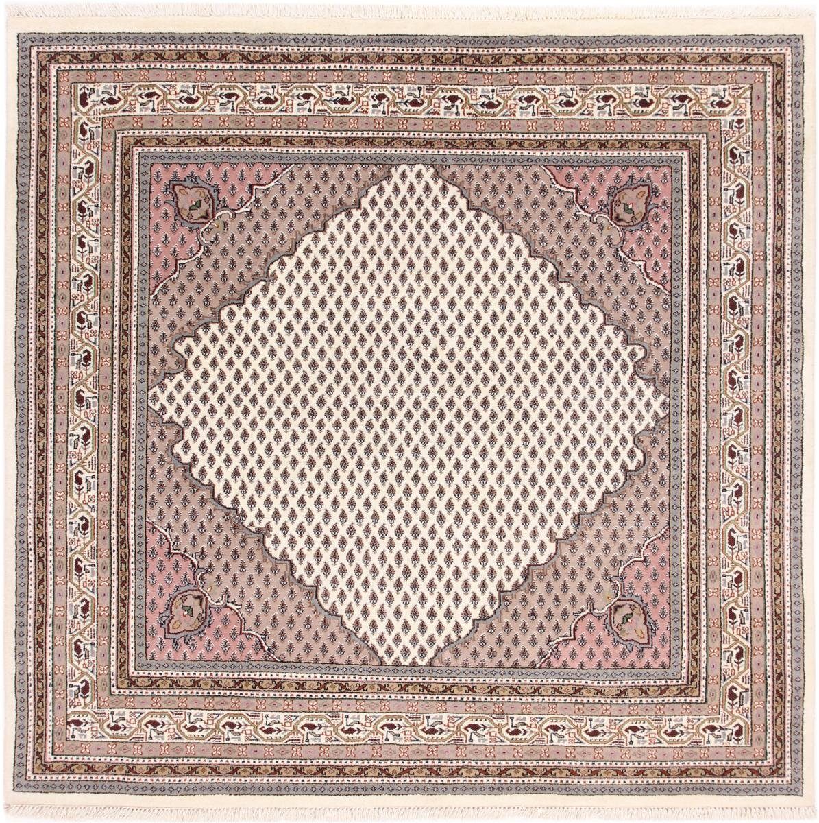 Orientteppich Indo Sarough 199x196 Handgeknüpfter Orientteppich Quadratisch, Nain Trading, rechteckig, Höhe: 15 mm