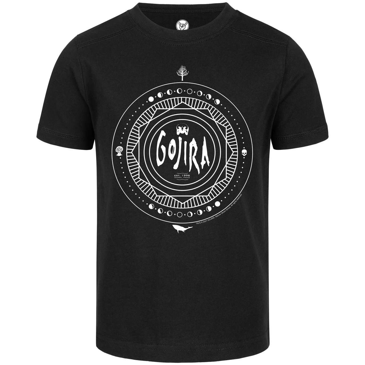 T-Shirt mit Gojira (Moon Phases) Aufdruck für Kinder (2–14 J)