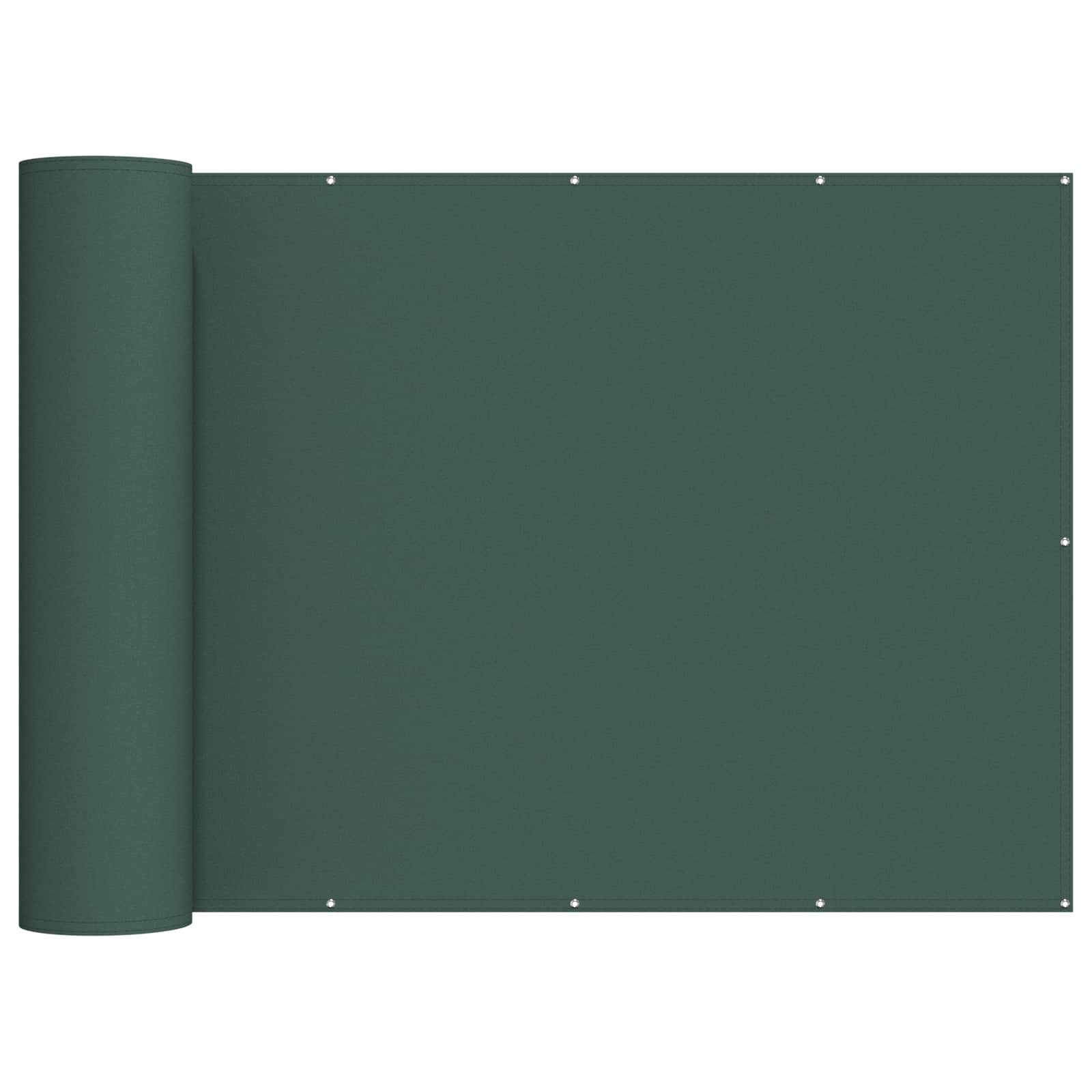 vidaXL Balkonsichtschutz Balkon Sichtschutz 200 x 200 cm Stoff mit PU-Beschichtung (1-St)