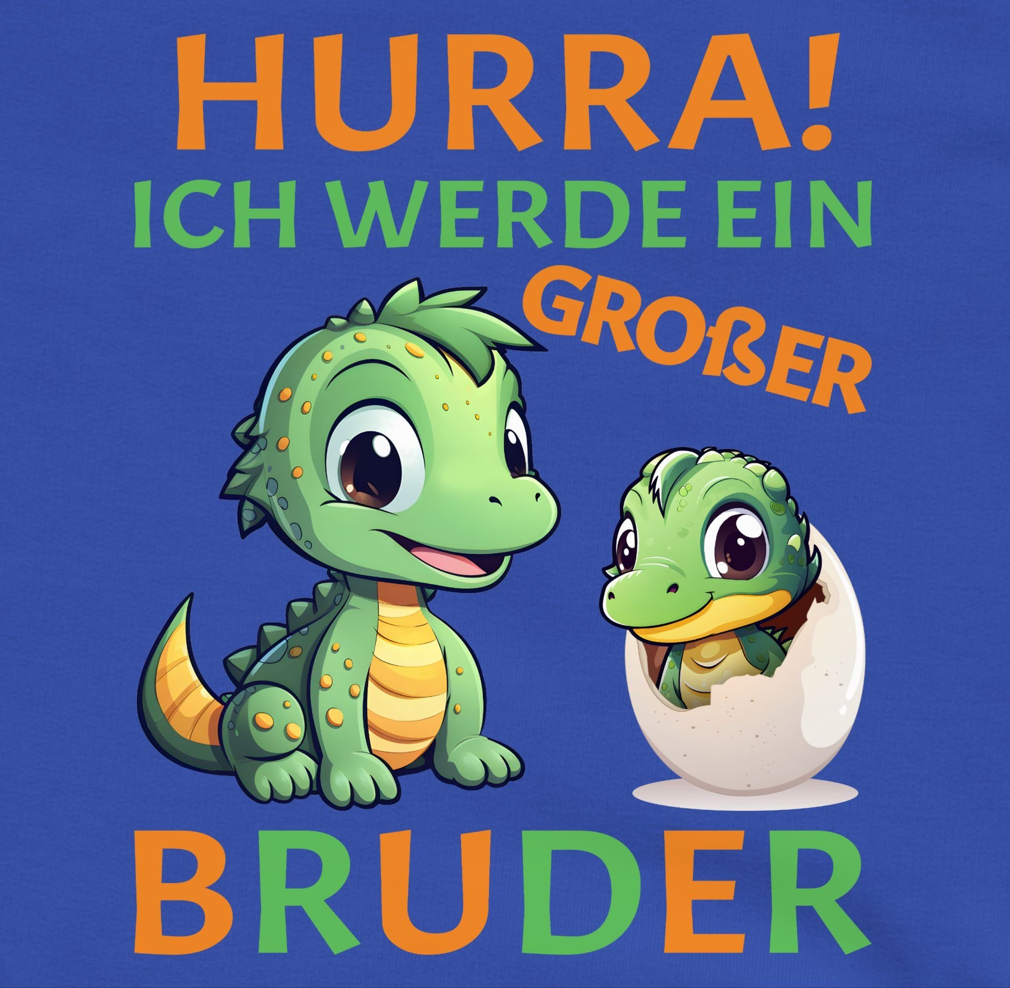 Shirtracer Sweatshirt Hurra endlich großer Bruder - Ich werde großer Bruder - Ich bin großer Großer Bruder