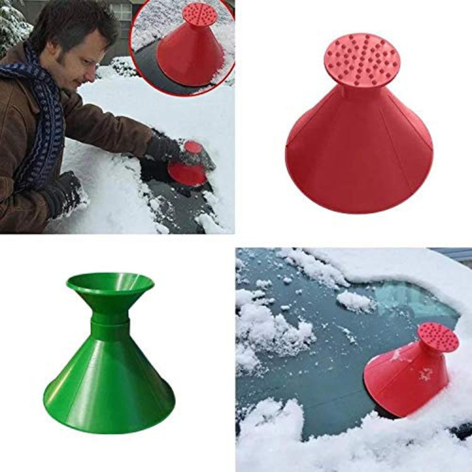 Geschenkehöhle Eiskratzer Magic Ice Scraper - Auto Eiskratzer für saubere Scheiben im Winter