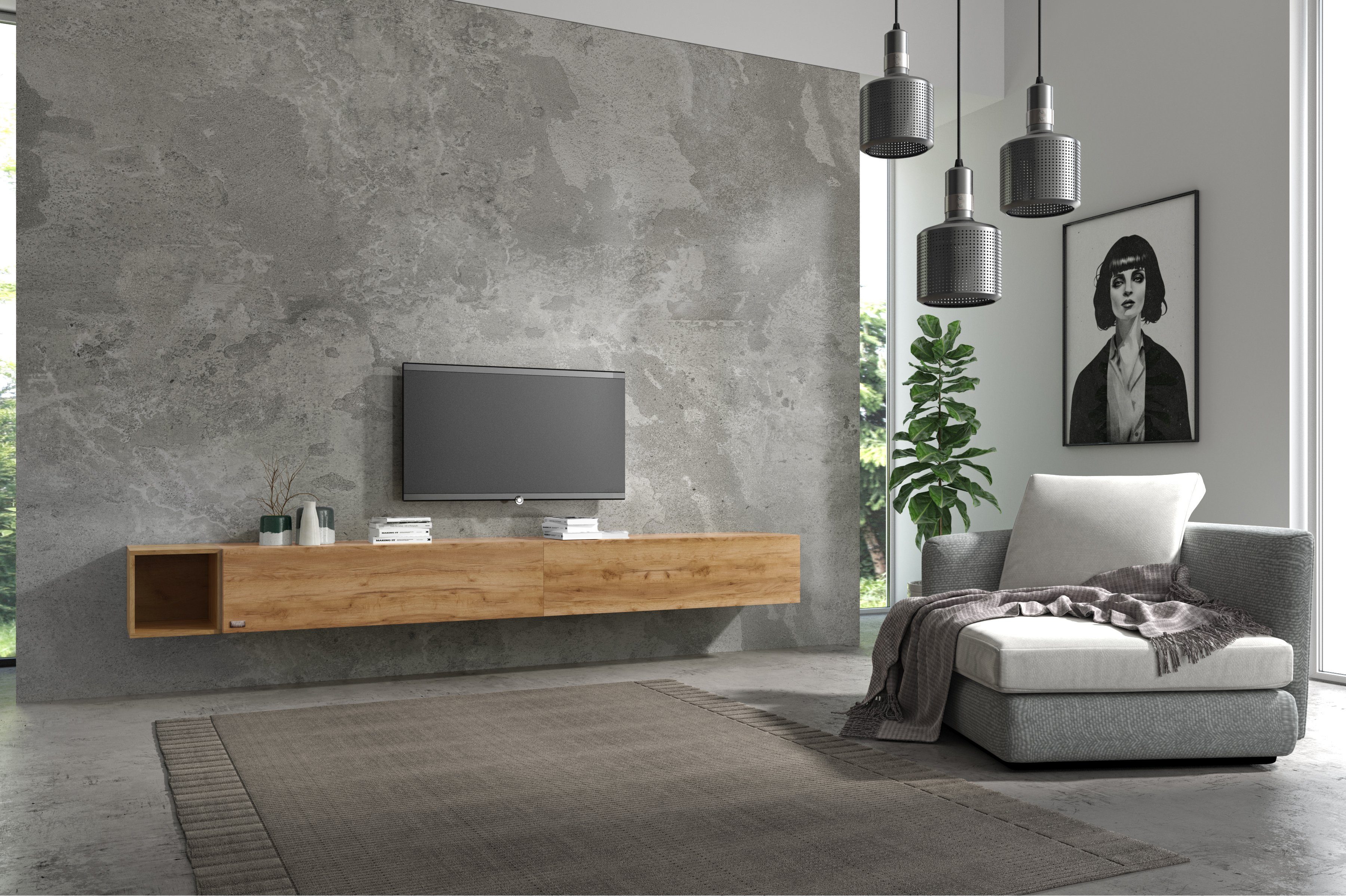 Wuun TV-Board Wuun® Somero Lowboard Tv-Board Wohnwand SW6 günstig online kaufen