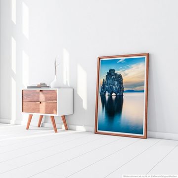 Sinus Art Poster 90x60cm Poster Markanter Felsen Hvitserkur Island