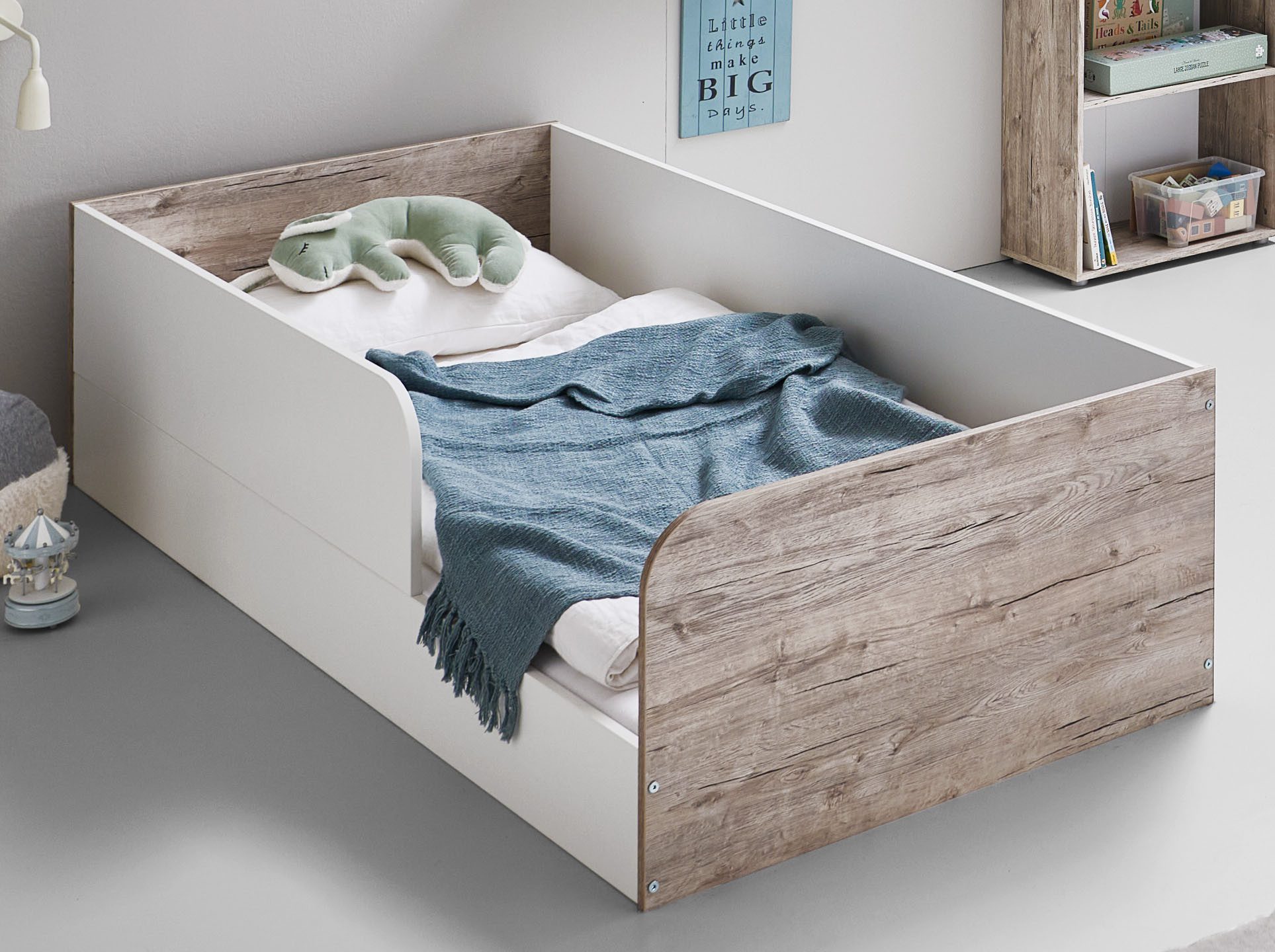 Home affaire Kinderbett Bodenbett »Rieke« 90 x 200 cm (1-tlg) günstig online kaufen