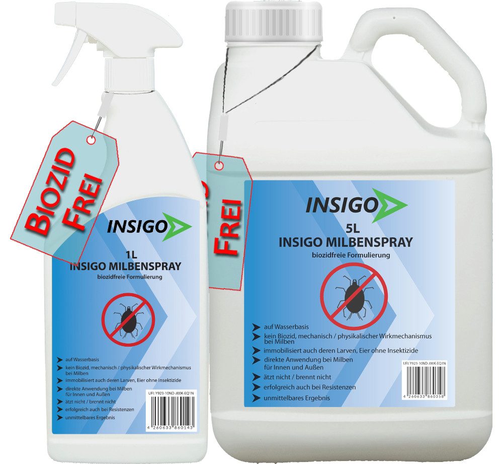 Insektenspray Anti Milben-Spray Milben-Mittel Ungezieferspray
