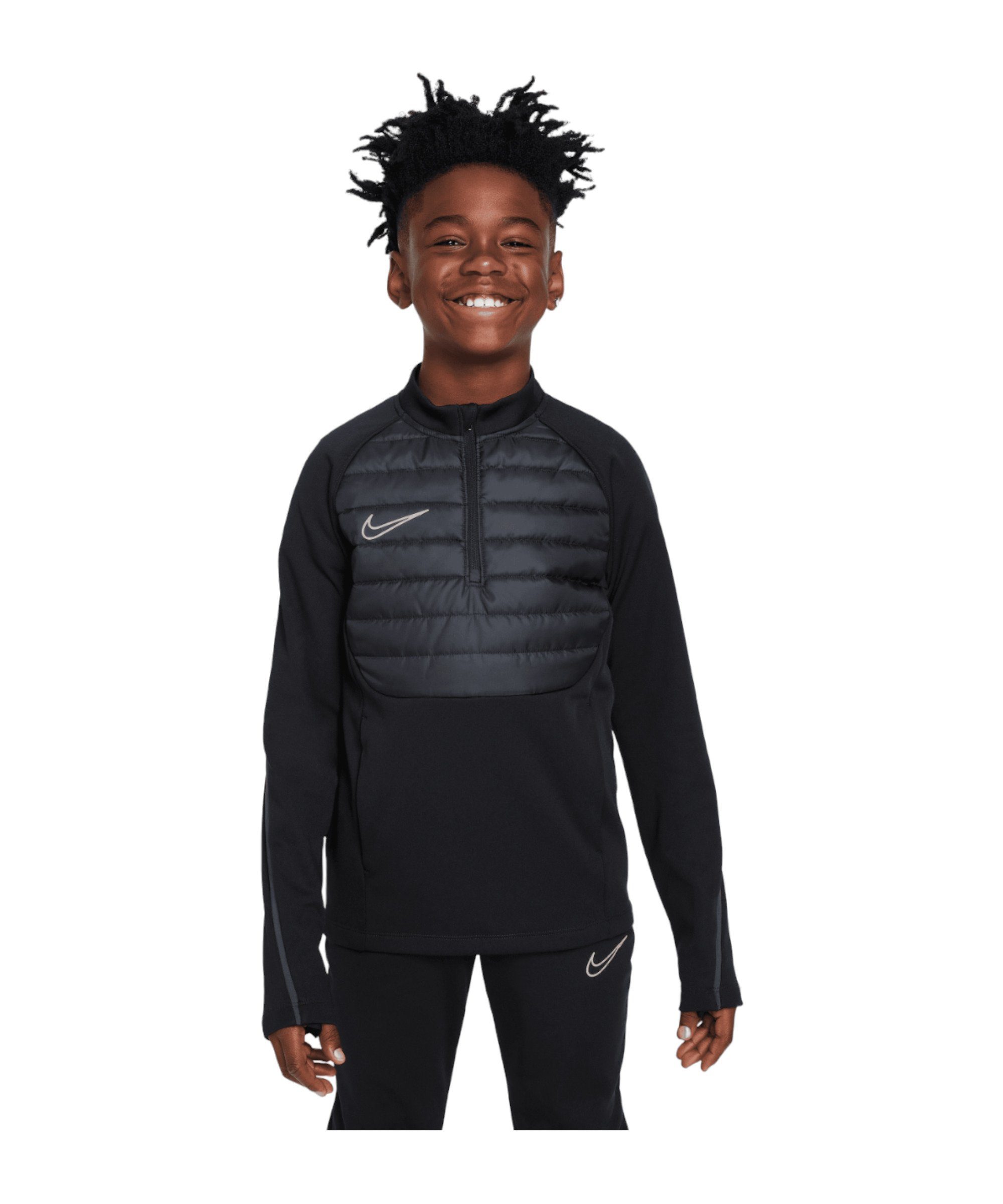 Nike Sweatshirt Academy 23 Therm-FIT Drill Top Kids schwarzgrausilber