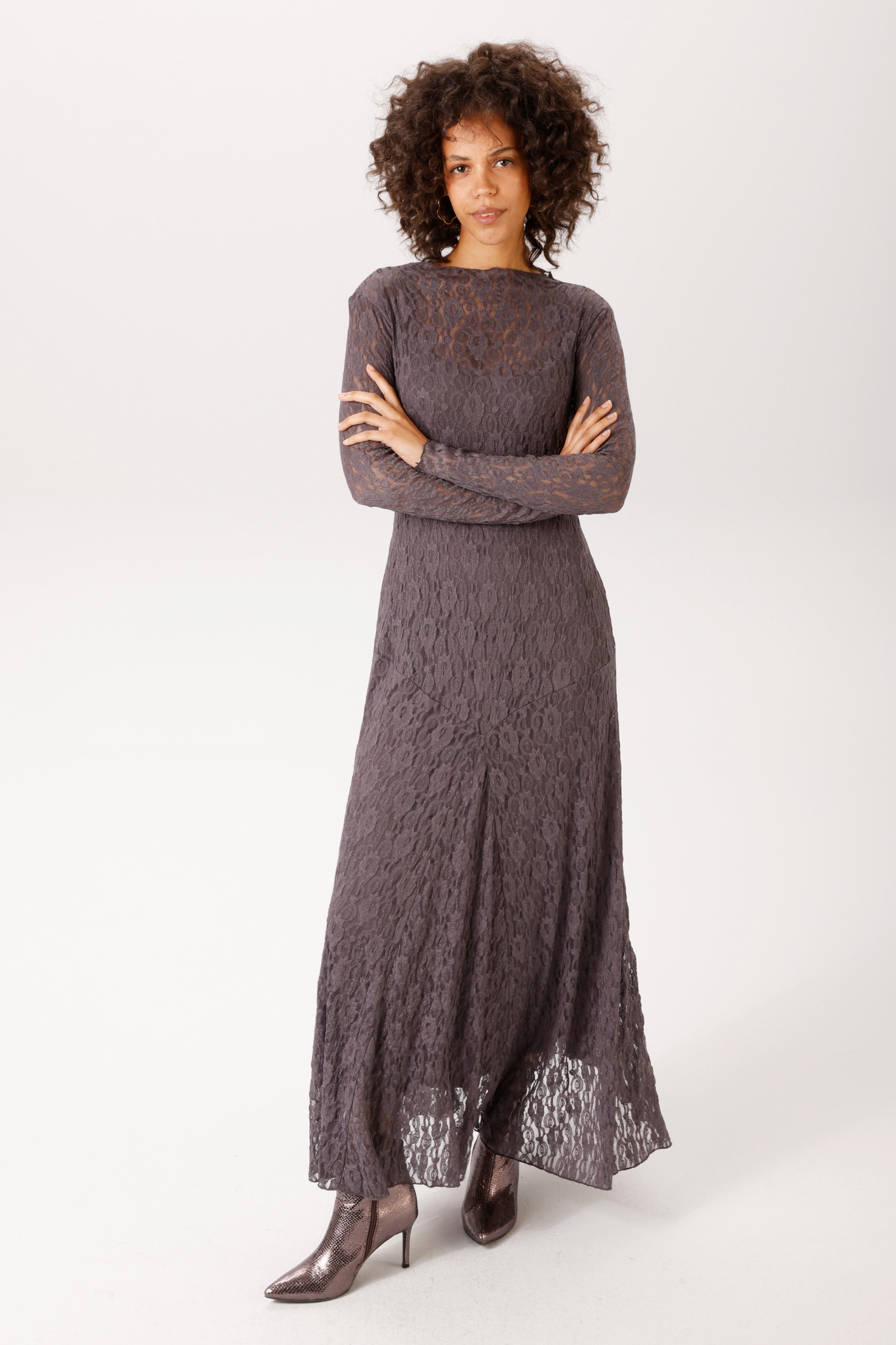 Aniston CASUAL Maxikleid aus zarter, elastischer Spitze - NEUE KOLLEKTION
