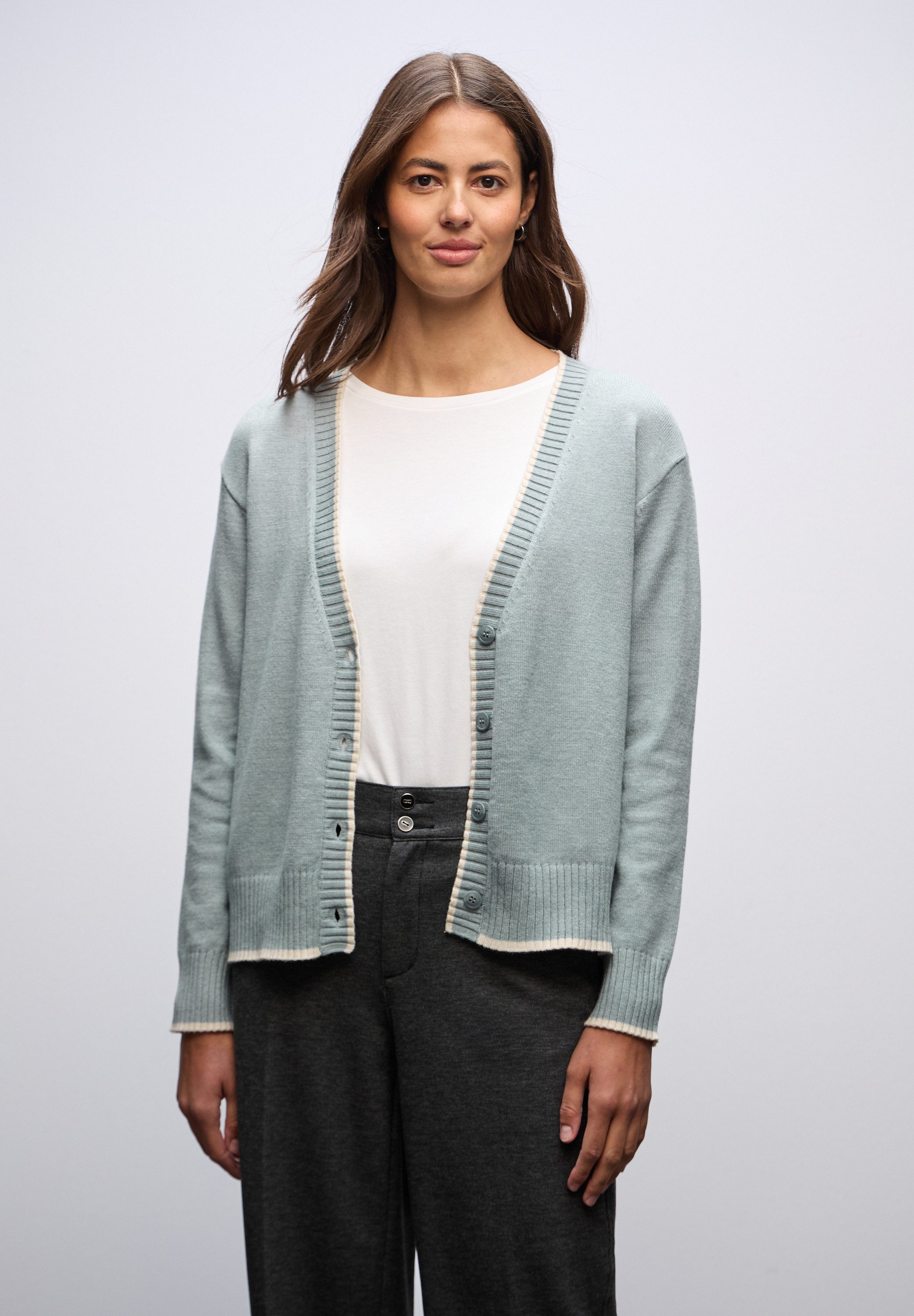 STREET ONE Cardigan mit V-Ausschnitt