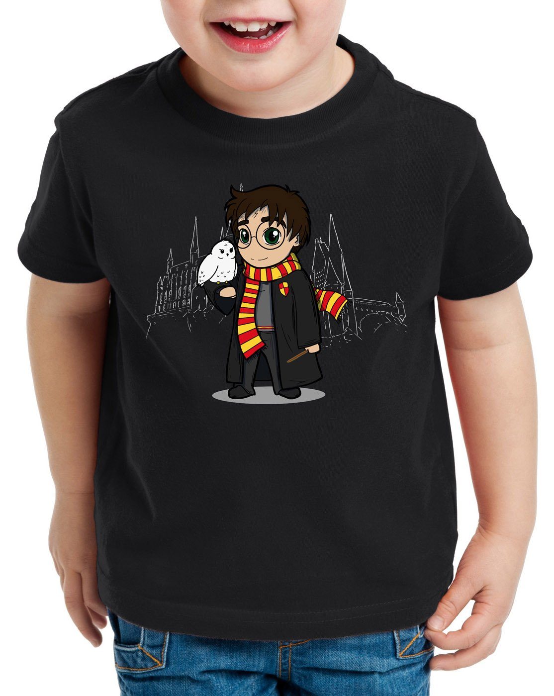 style3 T-Shirt Harry Chibi anime manga zauberei quidditch hogwarts besen potter