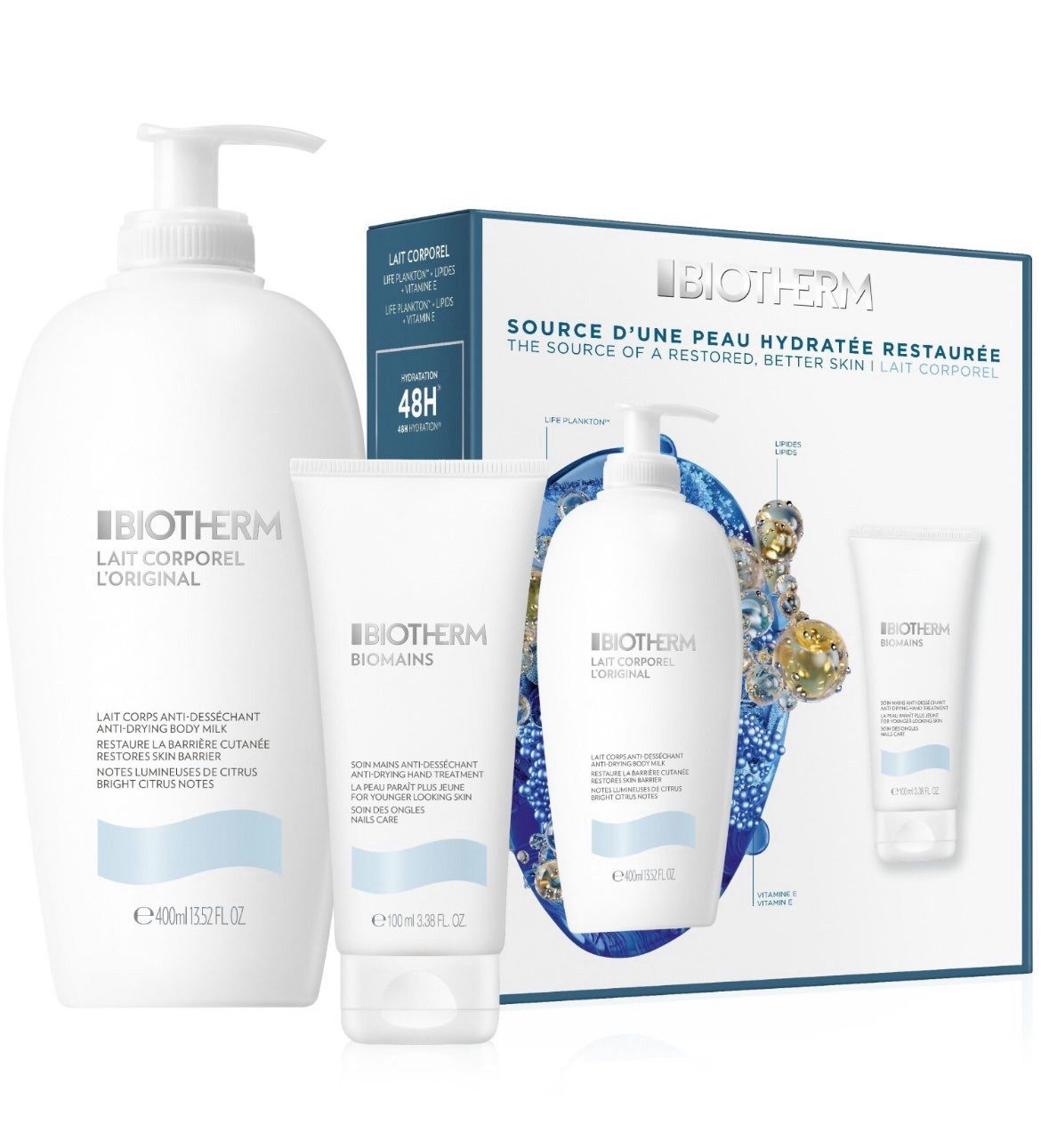 BIOTHERM Körperpflegemittel Biotherm Lait Corporel Routine Set, 2-tlg.