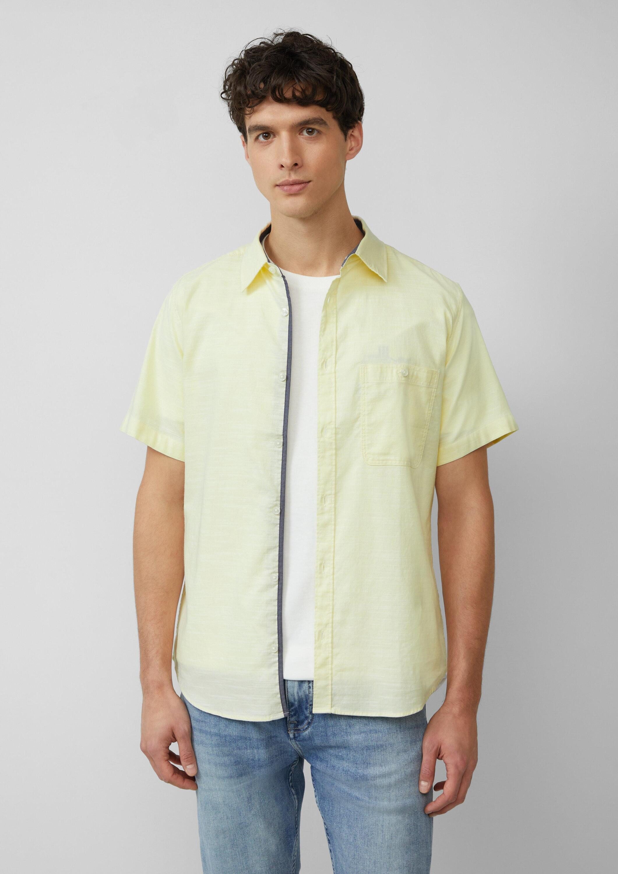 s.Oliver Kurzarmhemd Hemd Slim Fit: Kurzarm-Hemd aus Baumwollstretch mit Fl günstig online kaufen