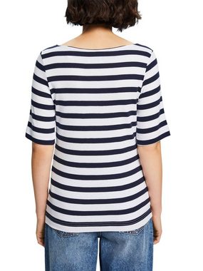 Esprit T-Shirt Gestreiftes T-Shirt (1-tlg)