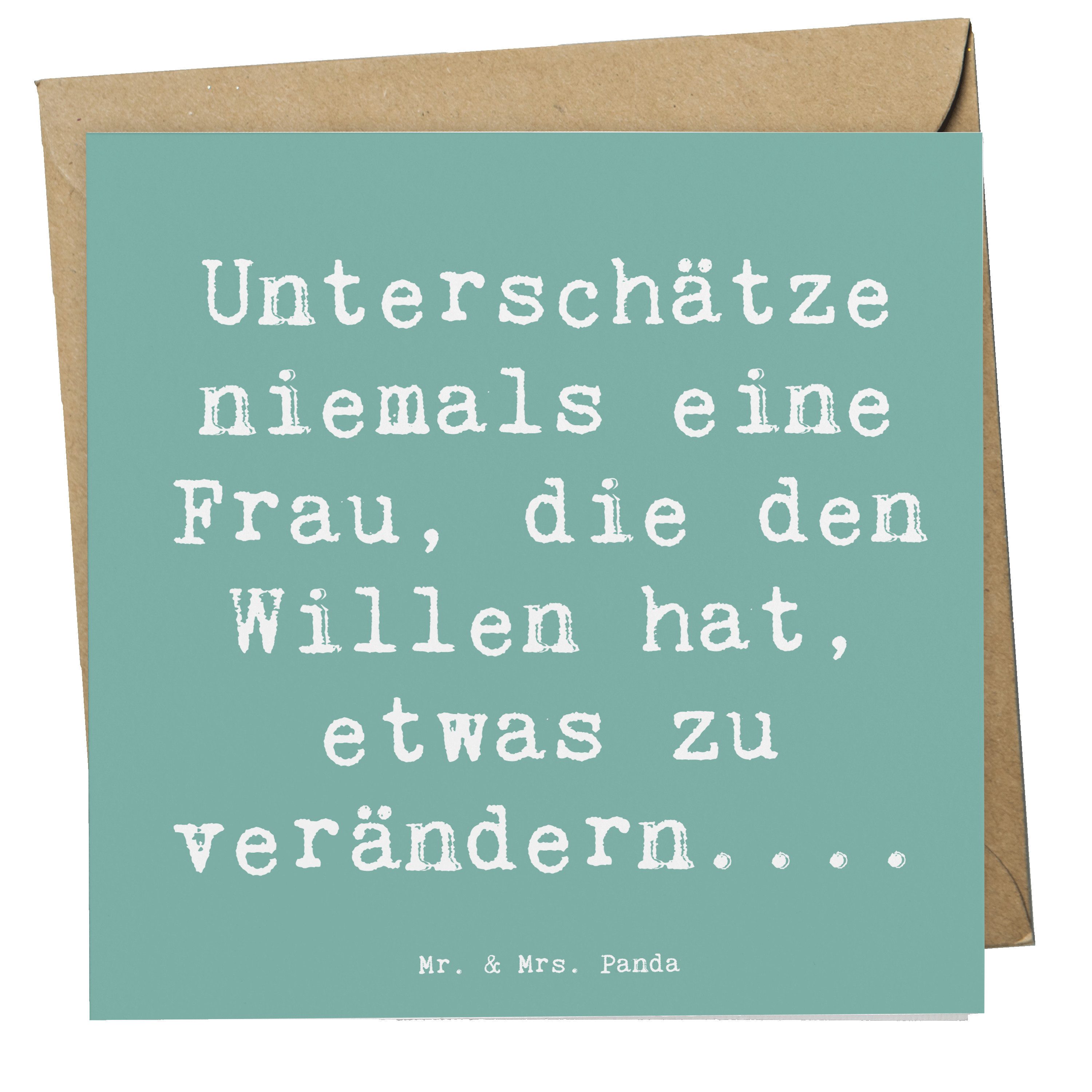 Grußkarte Hoffnung Veränderung - Meeresbrise - Geschenk, den Willen, soziale Ve
