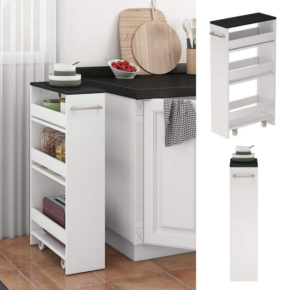 Vicco Barschrank Rivo, Weiß/Anthrazit, 20 x günstig online kaufen