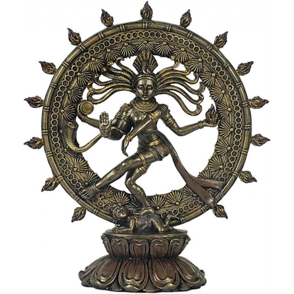MystiCalls Dekofigur Indoor - Shiva bronzefarben