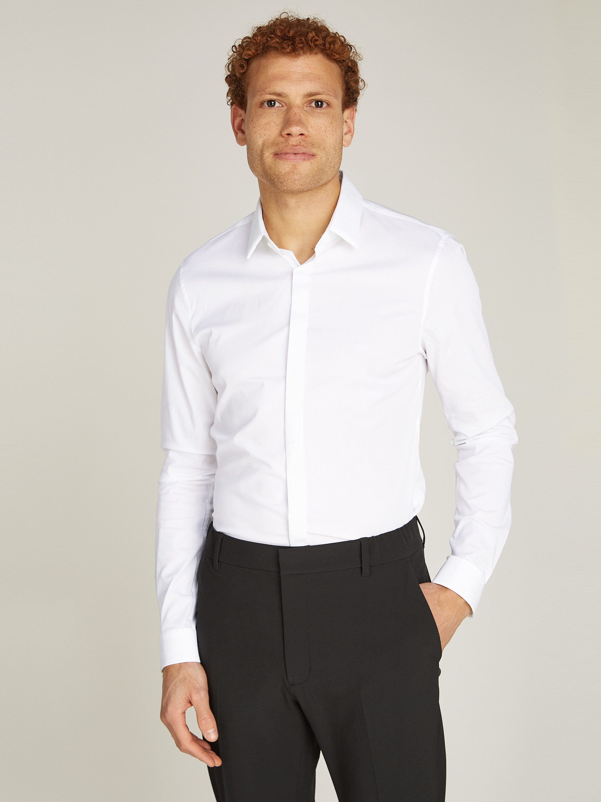 Calvin Klein Langarmhemd POPLIN HP EXTRA günstig online kaufen
