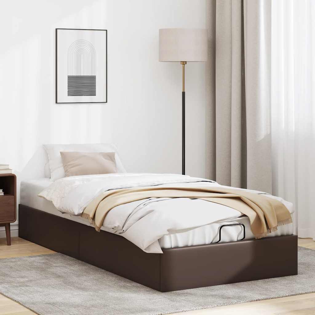vidaXL Bett Ottoman-Bett ohne Matratze Braun günstig online kaufen