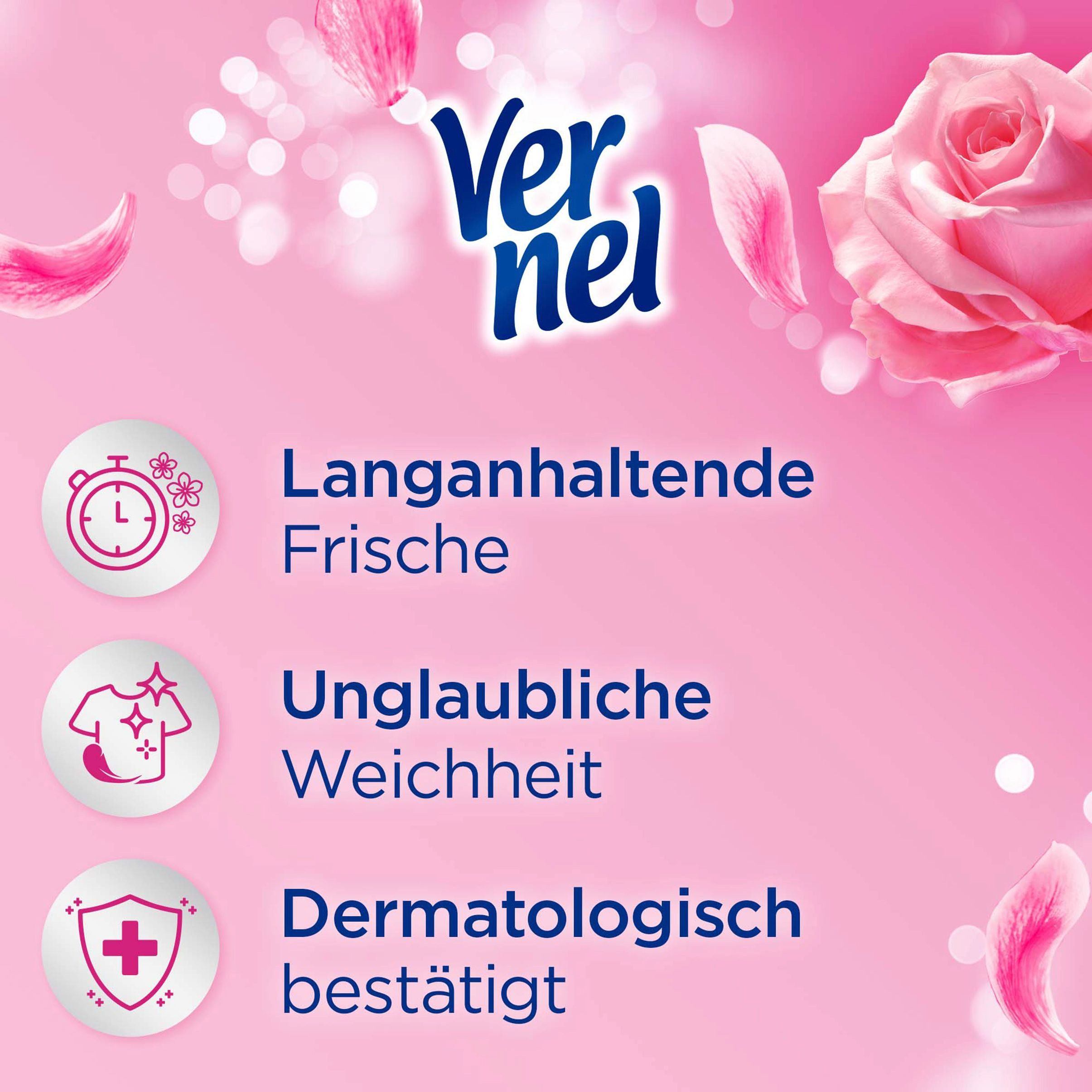Vernel Wildrose 39 WL Weichspüler (1-St. für 24/7 langanhaltende Frische)