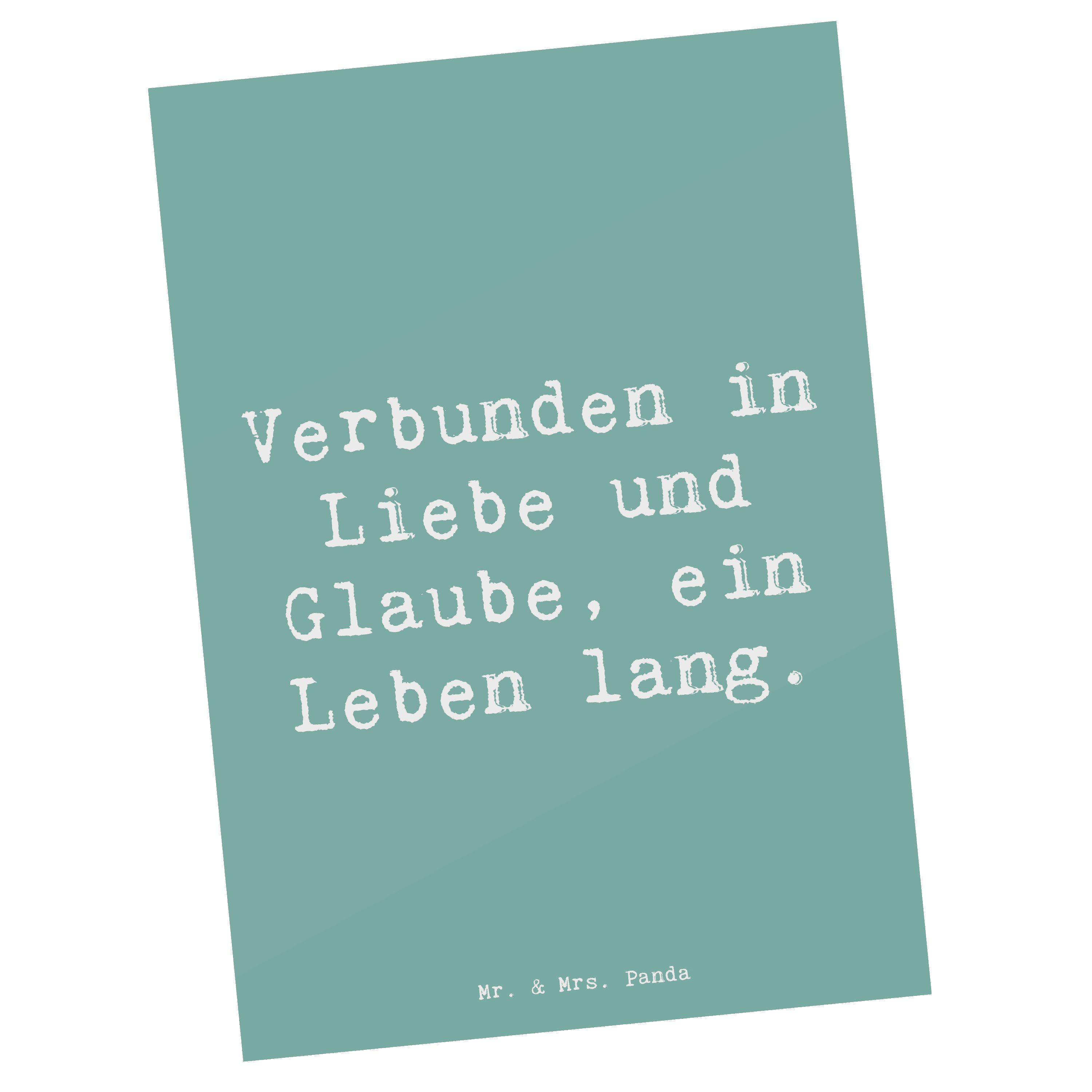 Postkarte Kirchliche Trauung Liebe Glaube - Meeresbrise - Geschenk, Hingabe, He