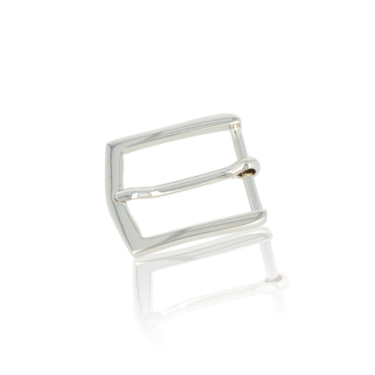 FREDERIC HERMANO Gürtelschnalle 30mm Zamak Gold - Buckle Zama - 334707700020 Metall glänzend glatt klassisch halbrunde Schließe