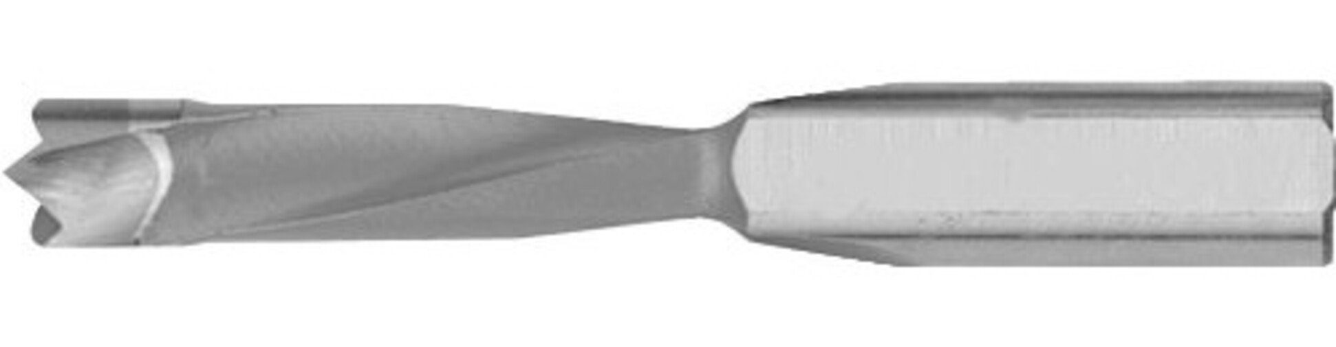 HW Dübelbohrer S=10x27mm Stehle Schneidgeometrie Stehle spezieller Universalbohrer Linkslauf mit 10x25x57,5mm