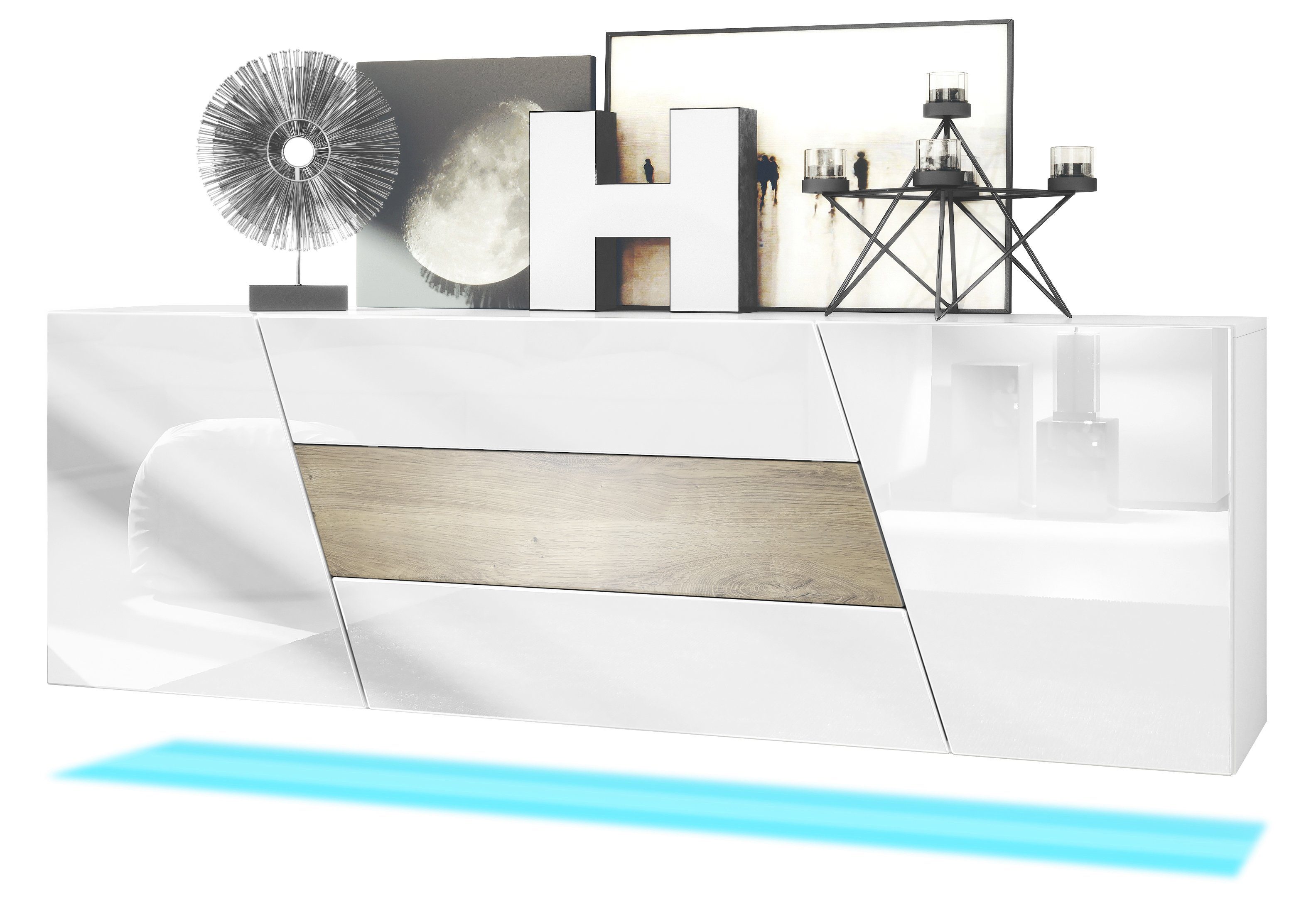Vladon Sideboard Houston (hängende Kommode, mit günstig online kaufen