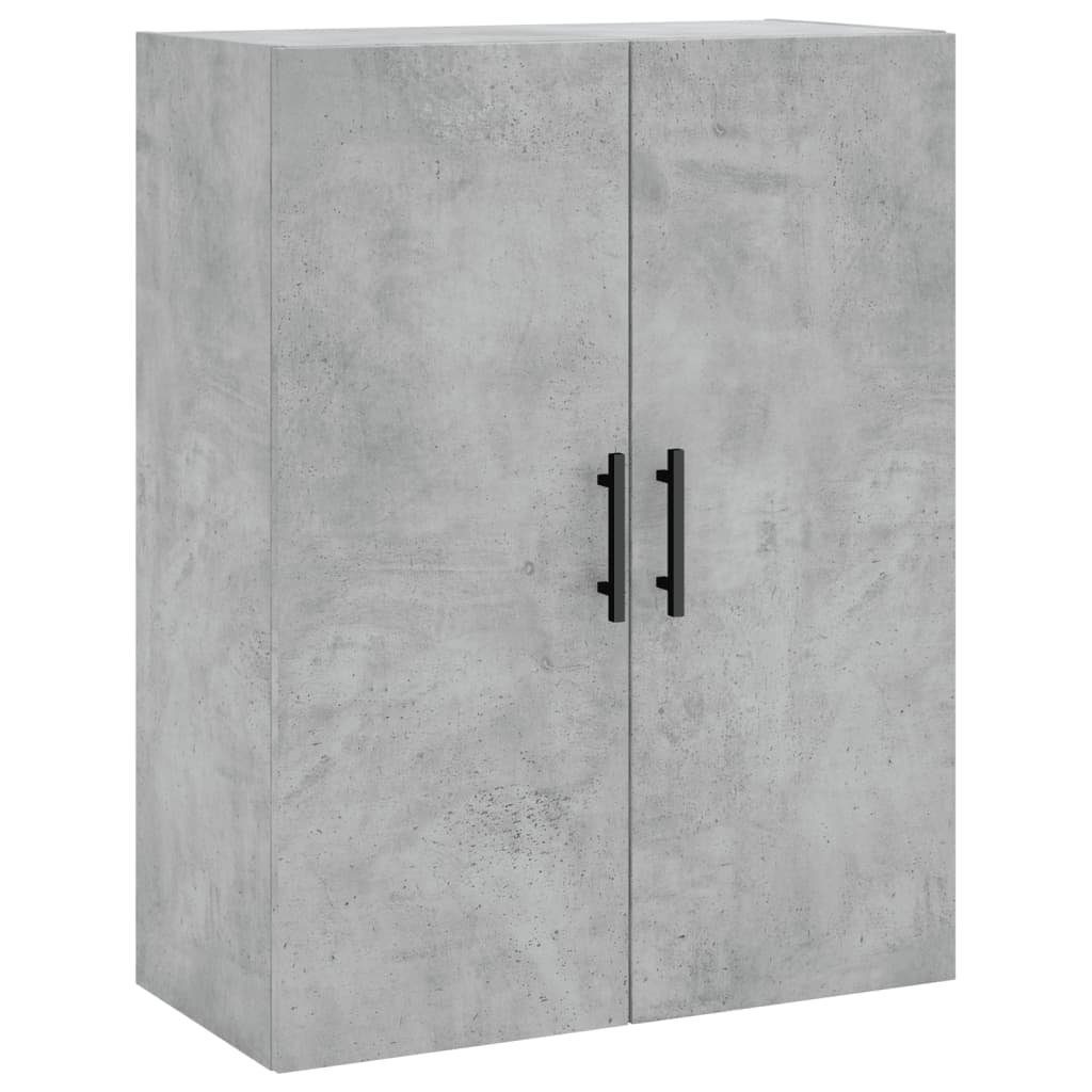 vidaXL Hängeschrank Wandschrank Betongrau 69,5x34x90 cm günstig online kaufen