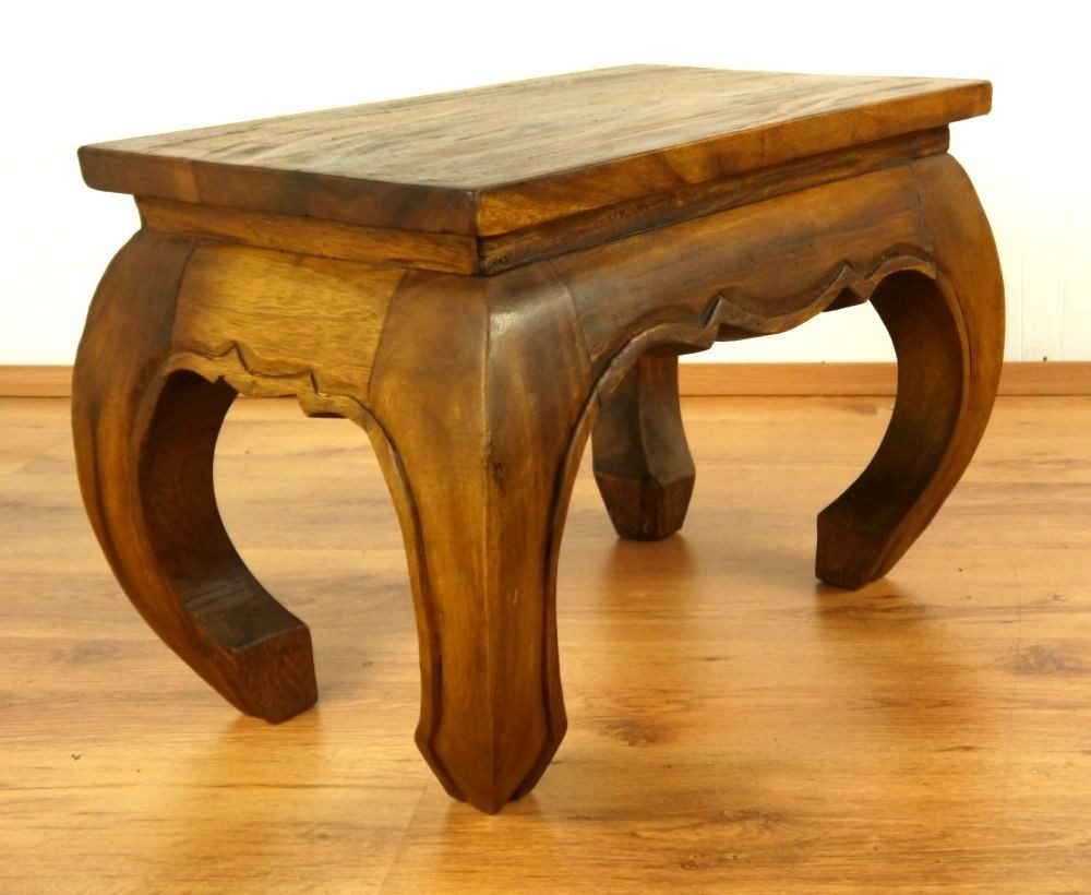 livasia Opiumtisch livasia Opiumtisch, Couchtisch, Beistelltisch Akazie 58x38x41cm