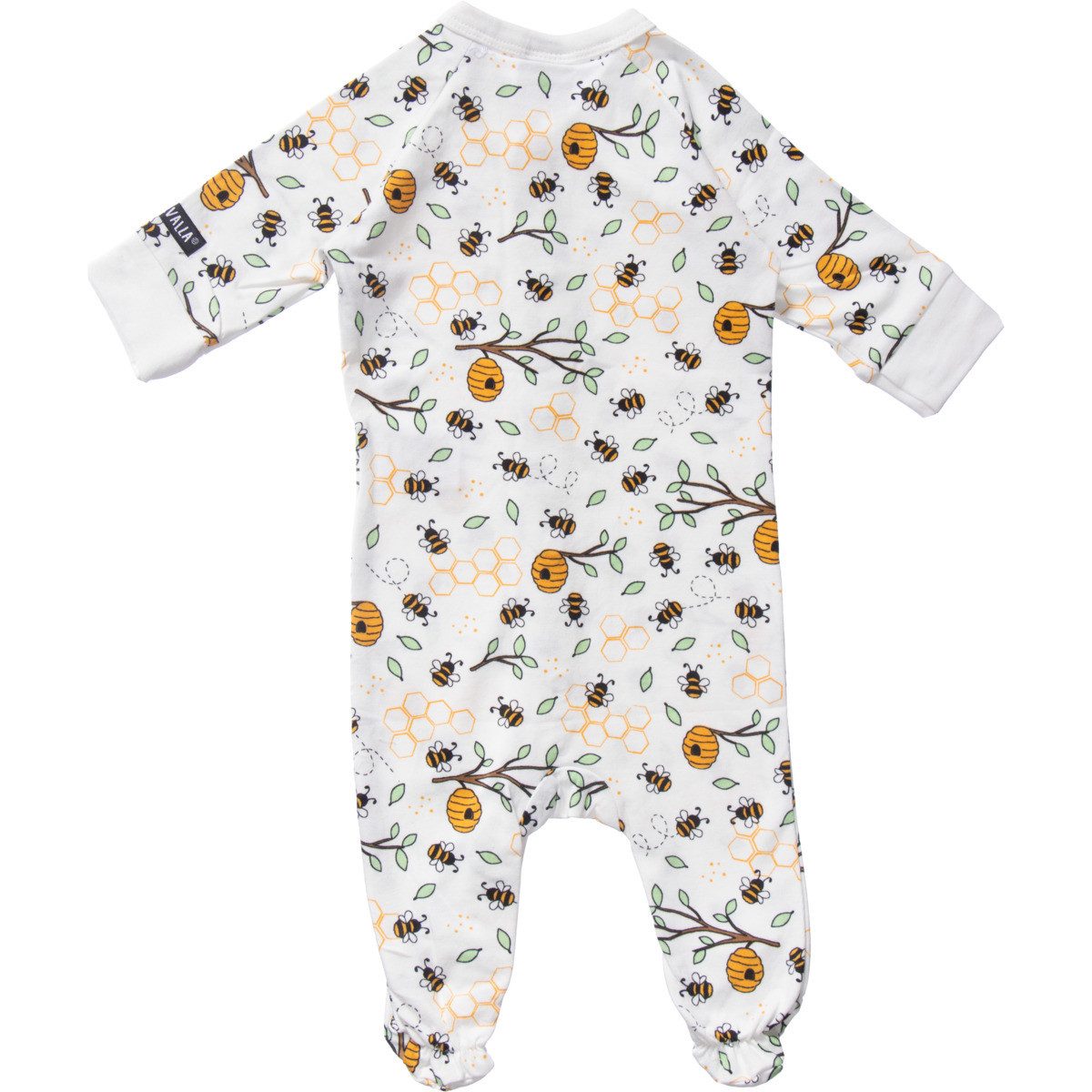 Villervalla Strampler 0089MOA Unisex Kinder Einteiler, Overall, Babyanzug, Babyoverall, Babyanzug