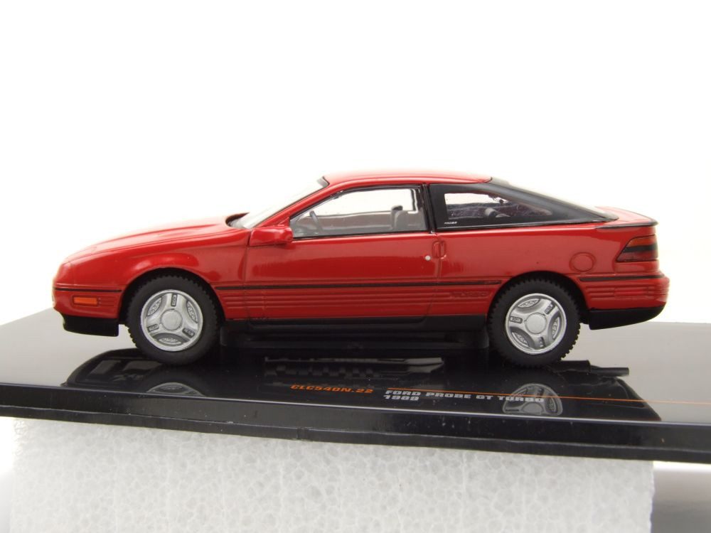 ixo Models Modellauto Ford Probe GT Turbo 1989 rot, Maßstab 1:43