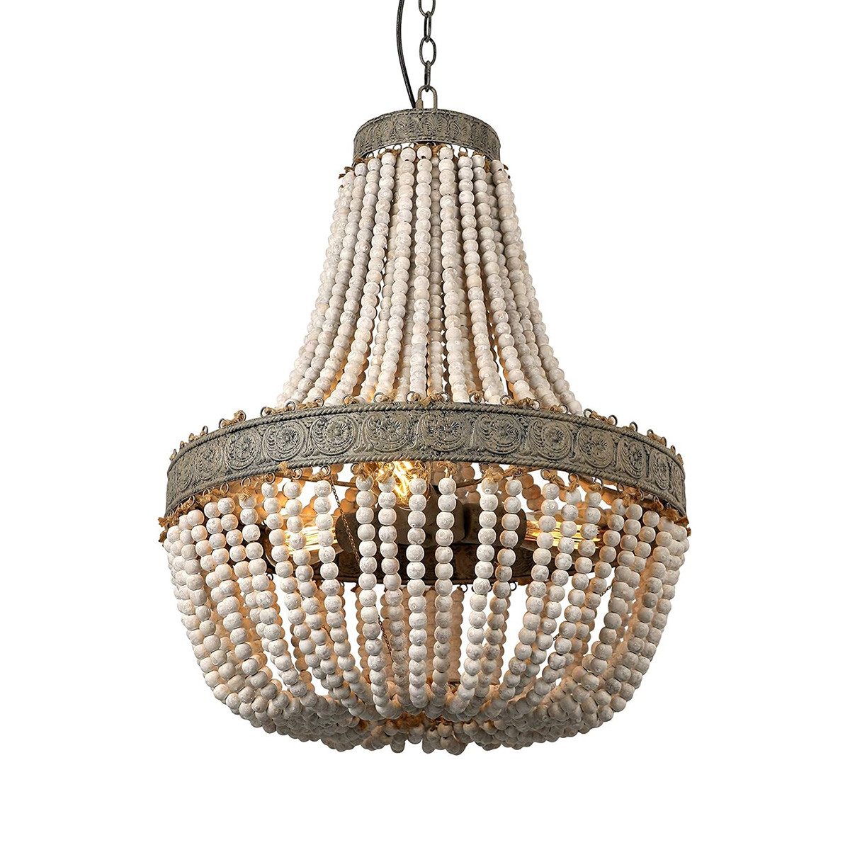 HYIEAR Kronleuchter Pendelleuchte Moderne Pendellampe, Vintage Hängeleuchte, Café/Bar, E27, Halogen, TageslichtweiB, höhenverstellbar, Deckenlampe, Hangeleuchte, Boho-Feeling