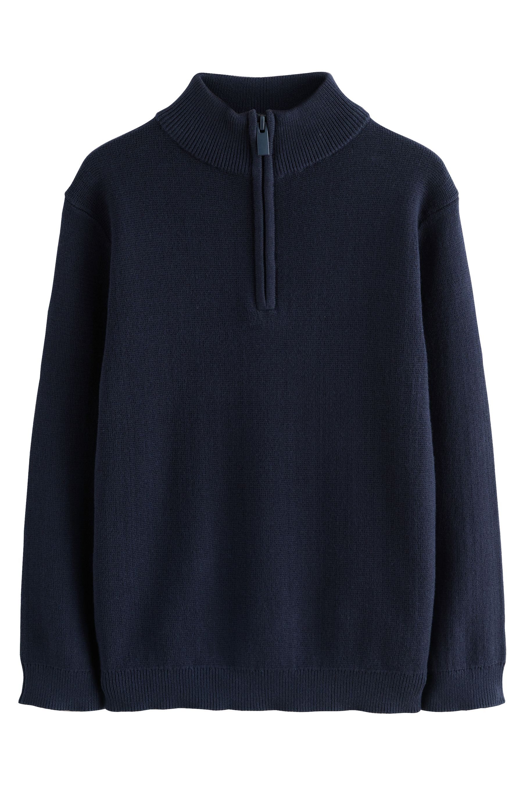 Troyer Pullover mit 1/4-Reißverschluss