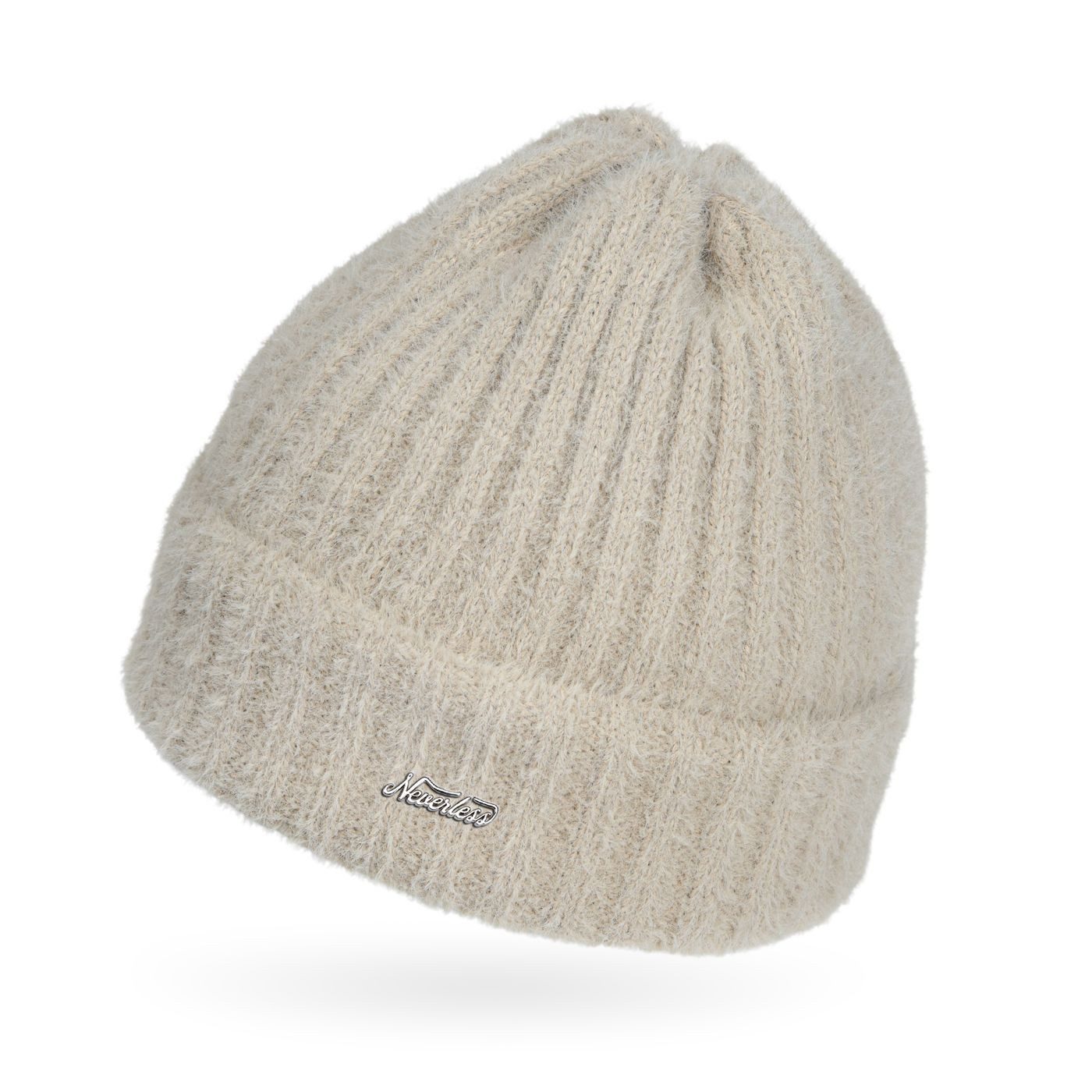 Neverless Strickmütze Damen Mütze Herbst Strick-Beanie ungefüttert mit Umsc günstig online kaufen