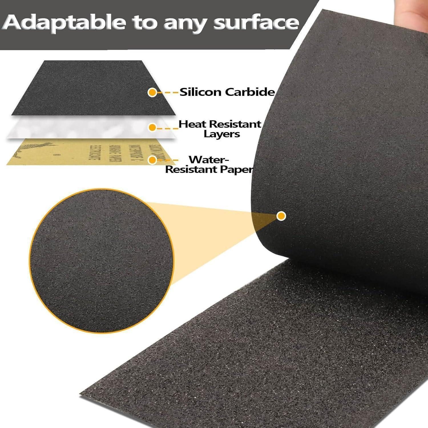 LuxusKollektion Schleifpapier Schleifpapier 150 Körnung 21 Nass Siliziumkarbid 21 Sheets 150 Grit