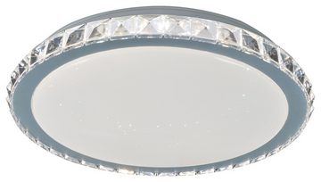 Rabalux LED Deckenleuchte "Cressida" Metall, silber, rund, 24W, neutralweiß, 1720lm, 4000K, mit Leuchtmittel, neutralweiß