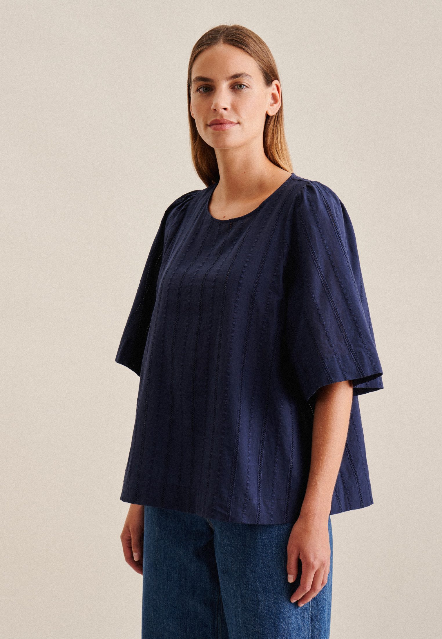 Shirtbluse Schwarze Rose