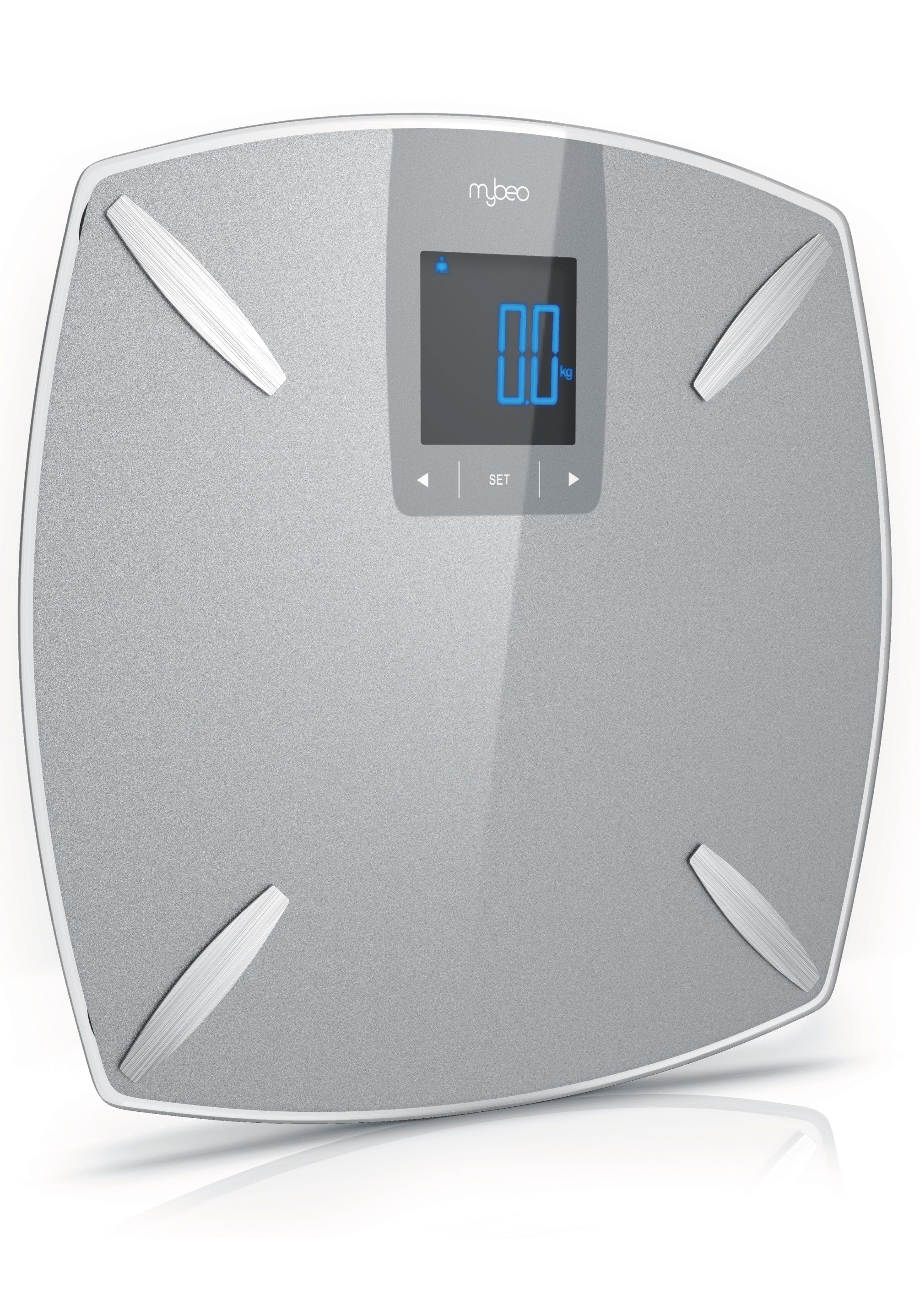 MyBeo Körper-Analyse-Waage, Glas Diagnosewaage Digital-Multifunktionswaage / Max. 180 kg