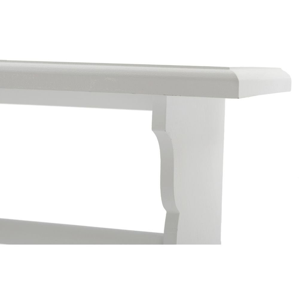 LebensWohnArt Garderobenhalter Landhaus Garderobe mit Ablage STOKES 70cm