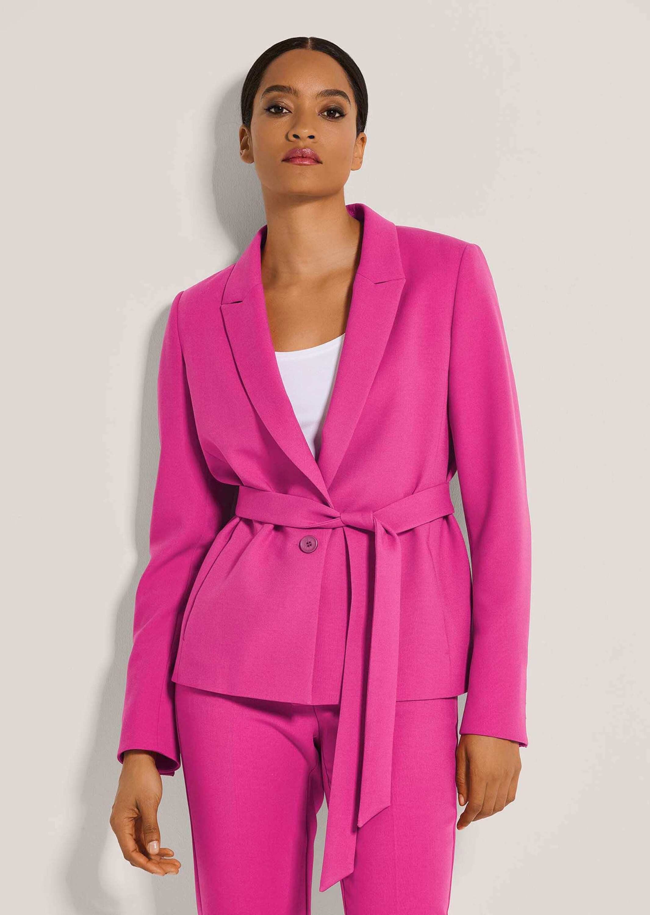 Kurzblazer Blazer mit Taillenband