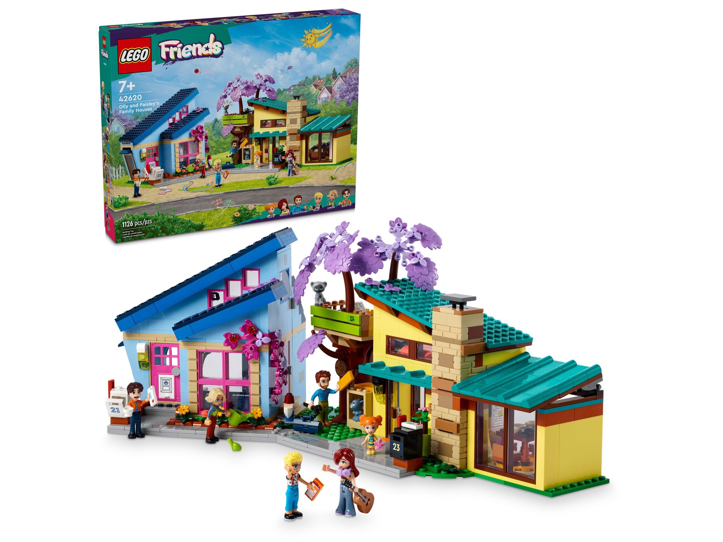 LEGO® 42620 Ollys und Paisleys Familien Haus Konstruktionsspielsteine günstig online kaufen