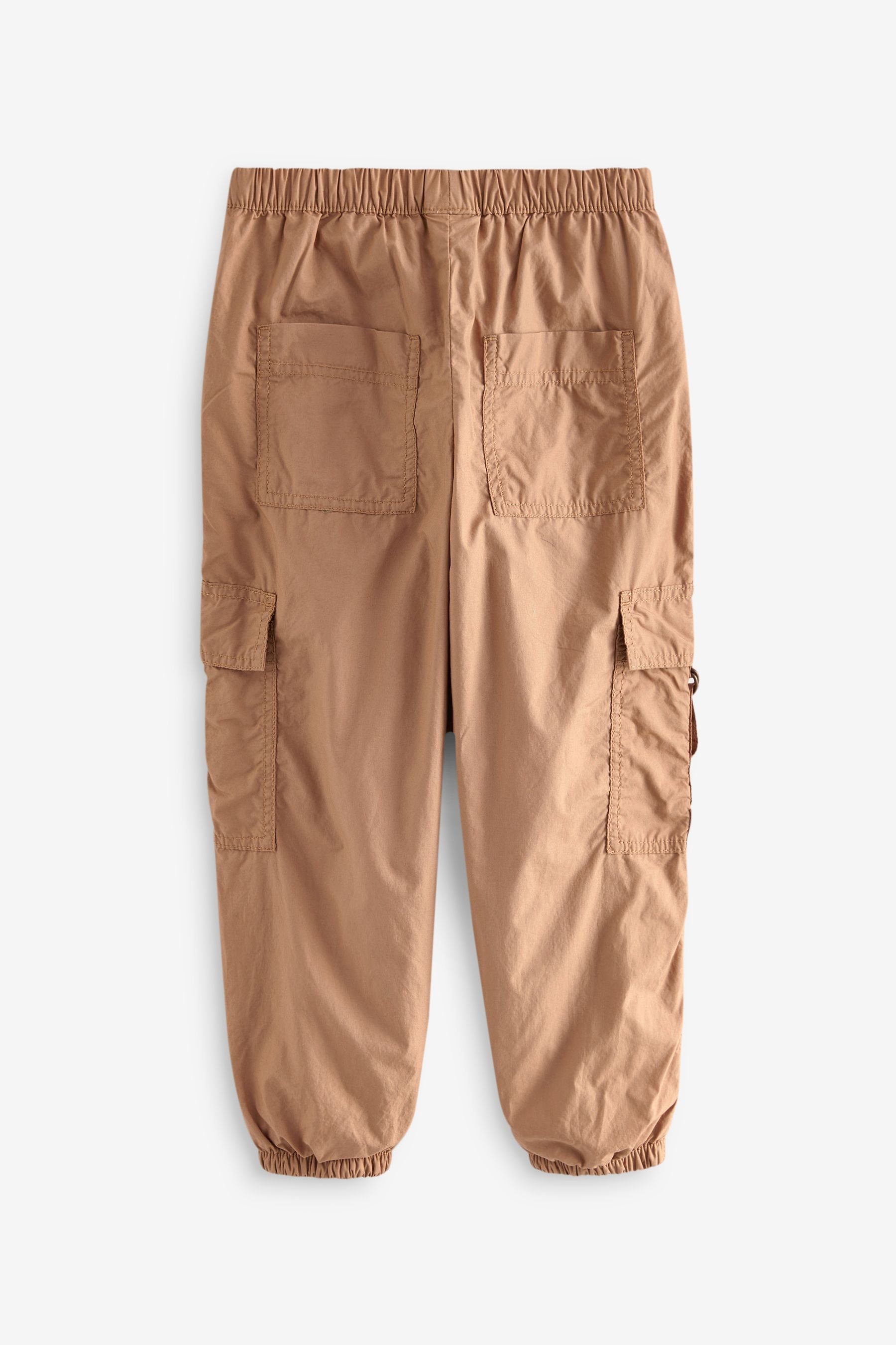 Next (1-tlg) Cargohose Gefütterte Rust Fallschirm-Cargohose Brown