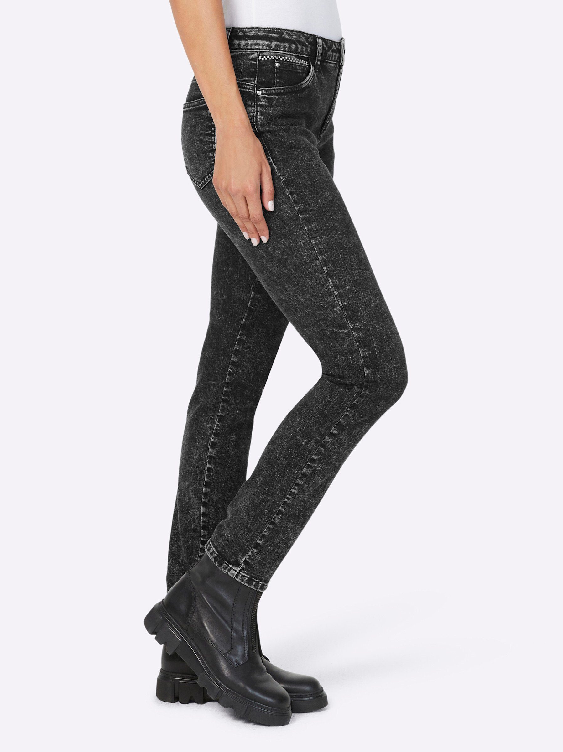 black heine Bequeme Jeans denim