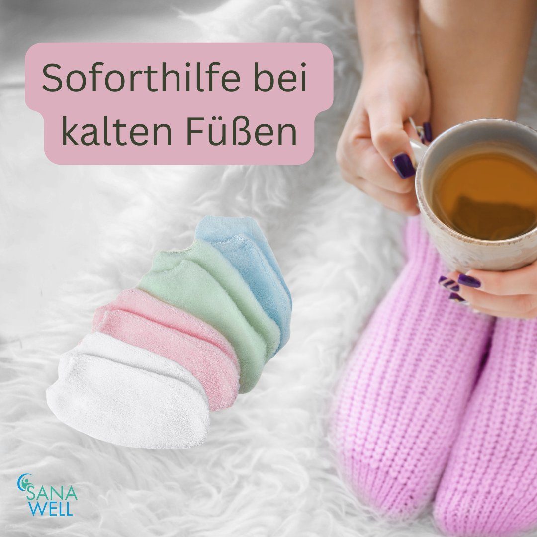 Medosan Haussocken Kuschelweiche Füßlinge, Haussocken, Einheitsgröße (4-Paar)