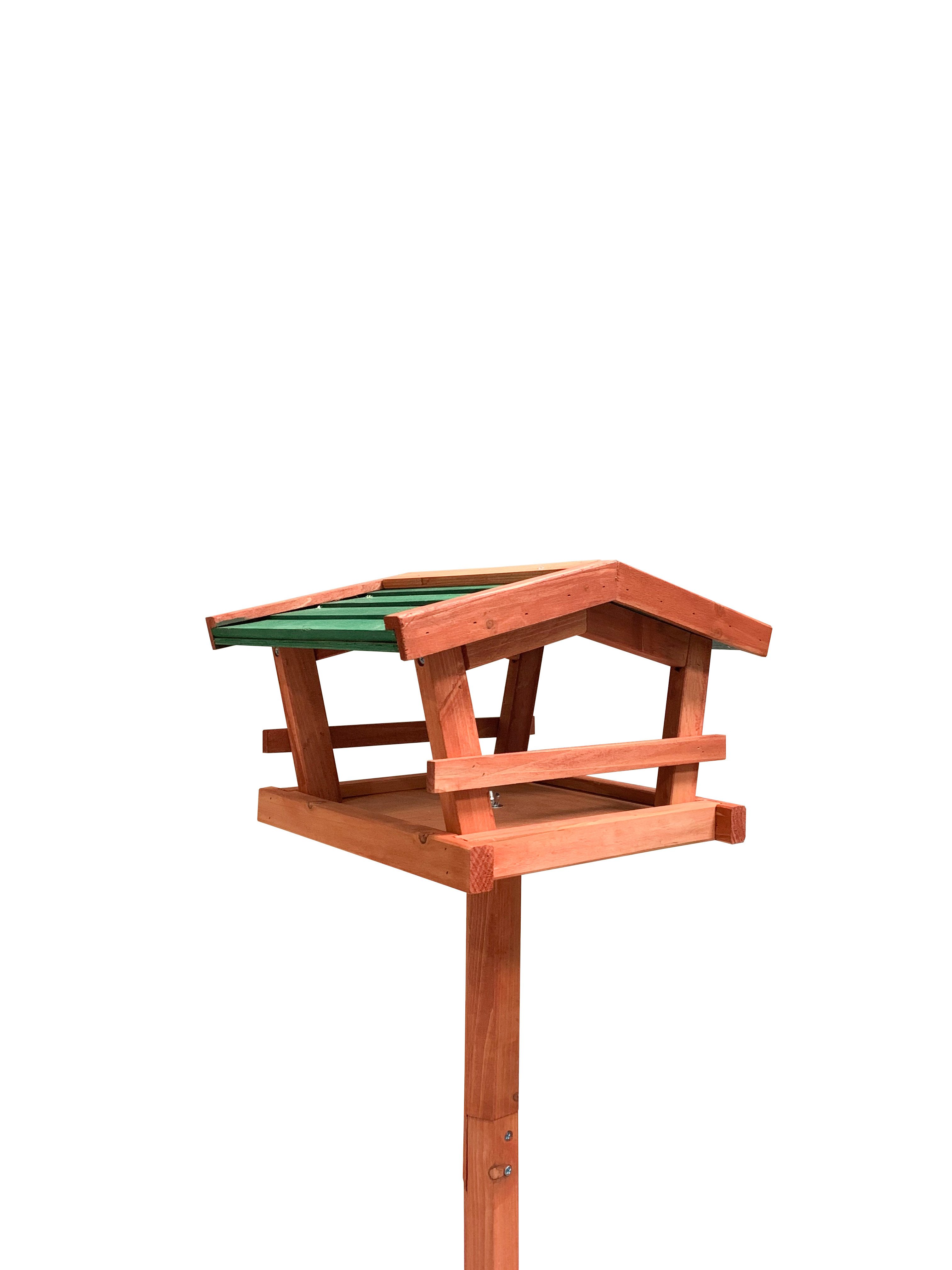 BruKa Vogelhaus Vogelhaus BIRD OASIS mit Ständer Vogelfutterhaus Futterhaus Vogel Haus