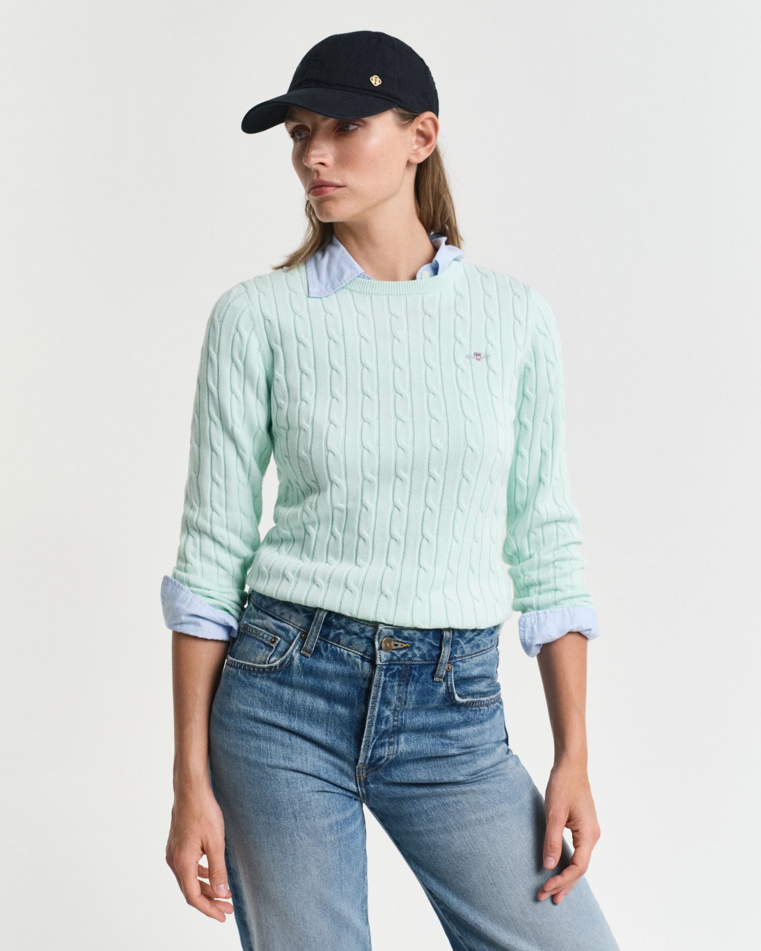 Gant Rundhalspullover günstig online kaufen